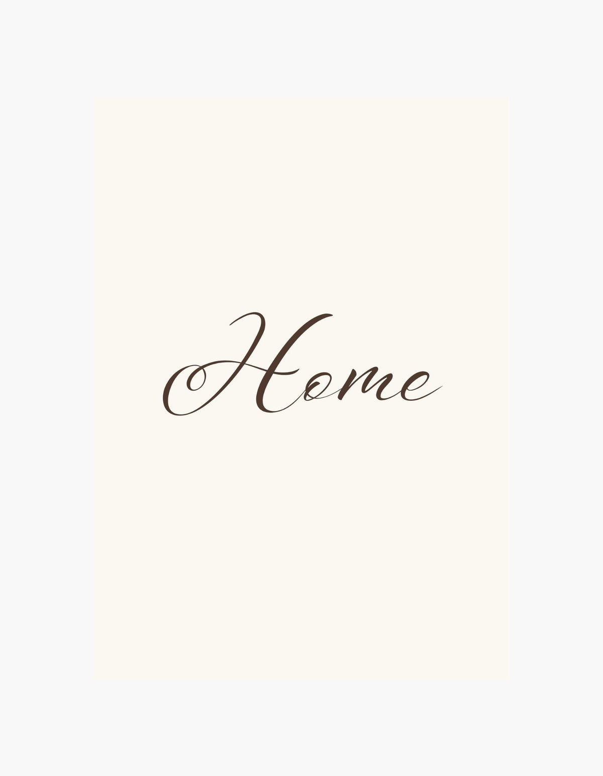 Home Poster
