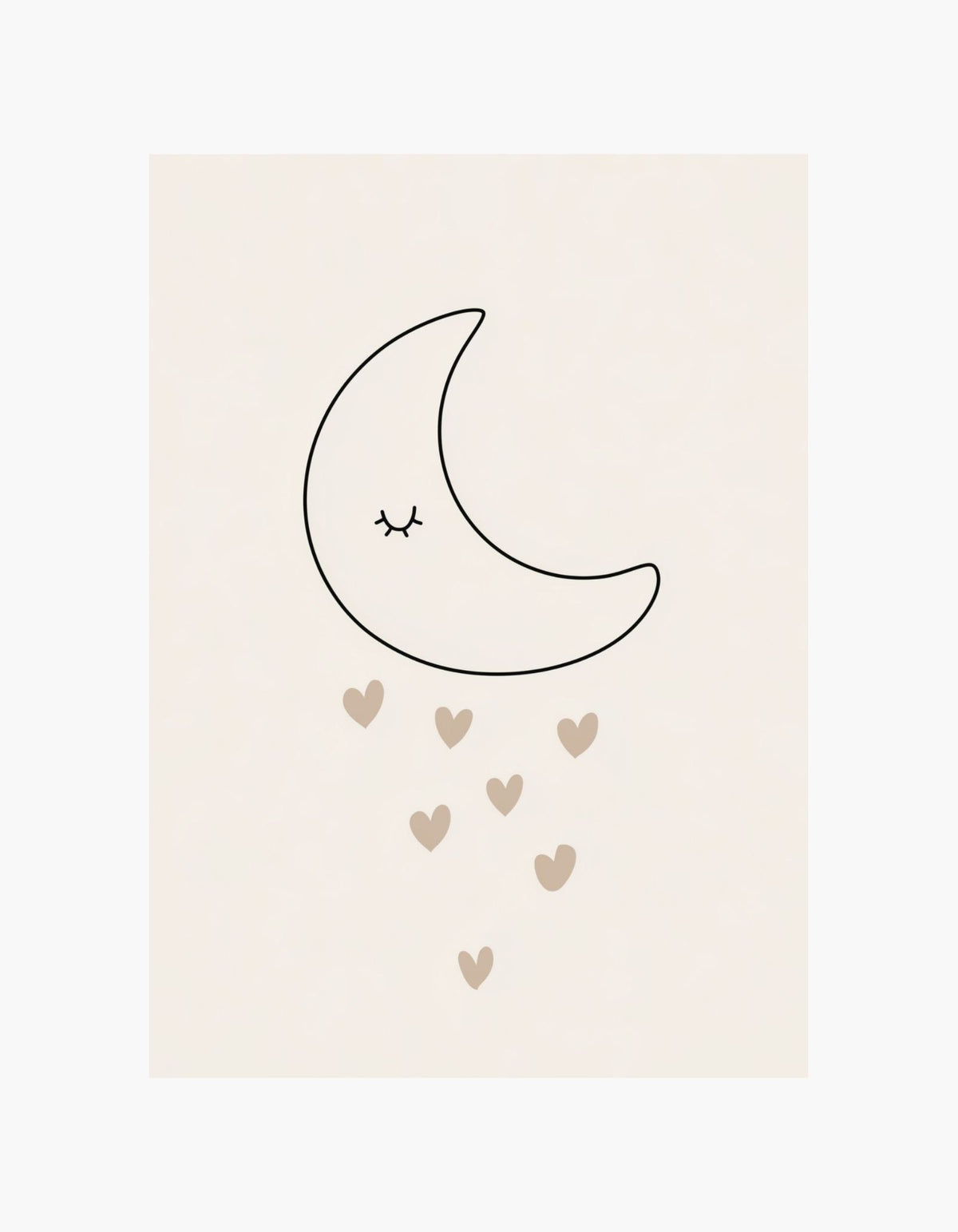 Sweet Dreams Moon Poster