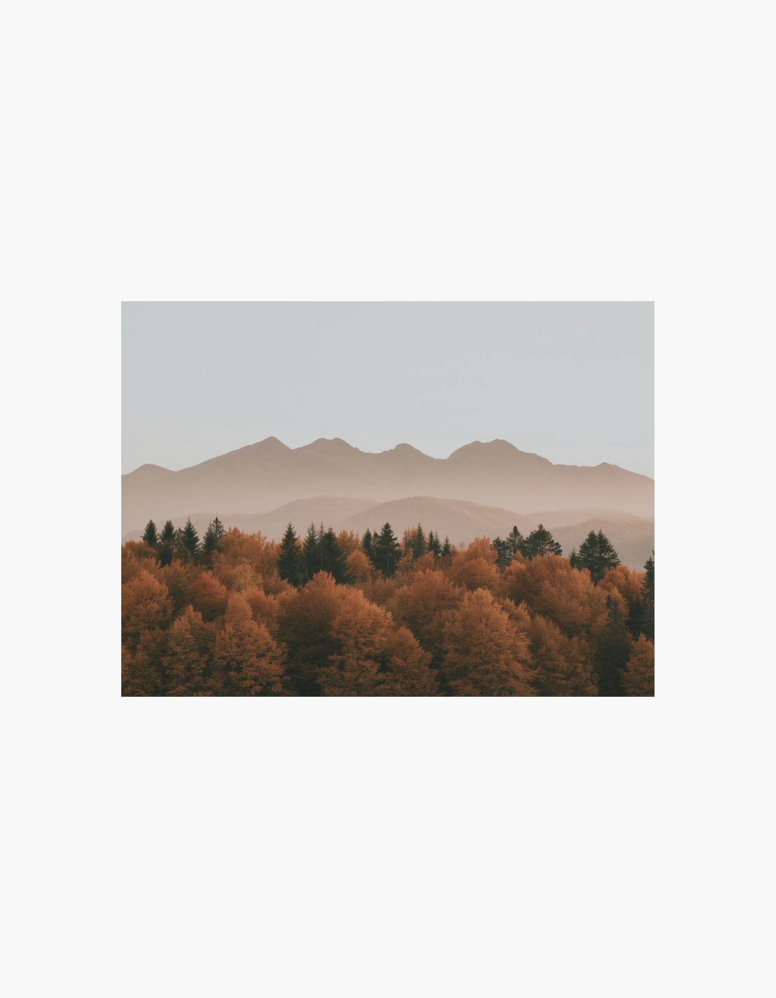 Autumn Mountains Poster