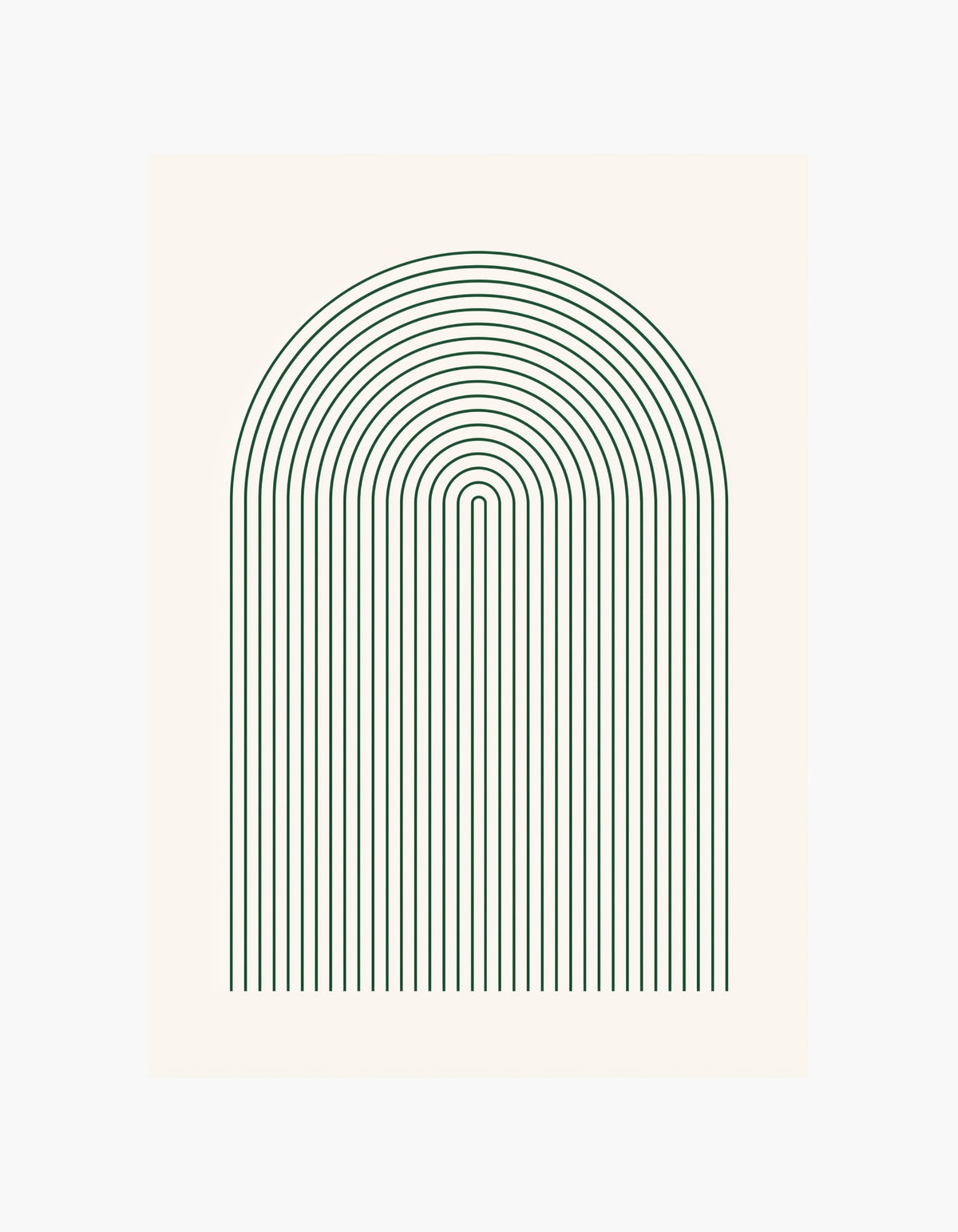 Green Arch Poster