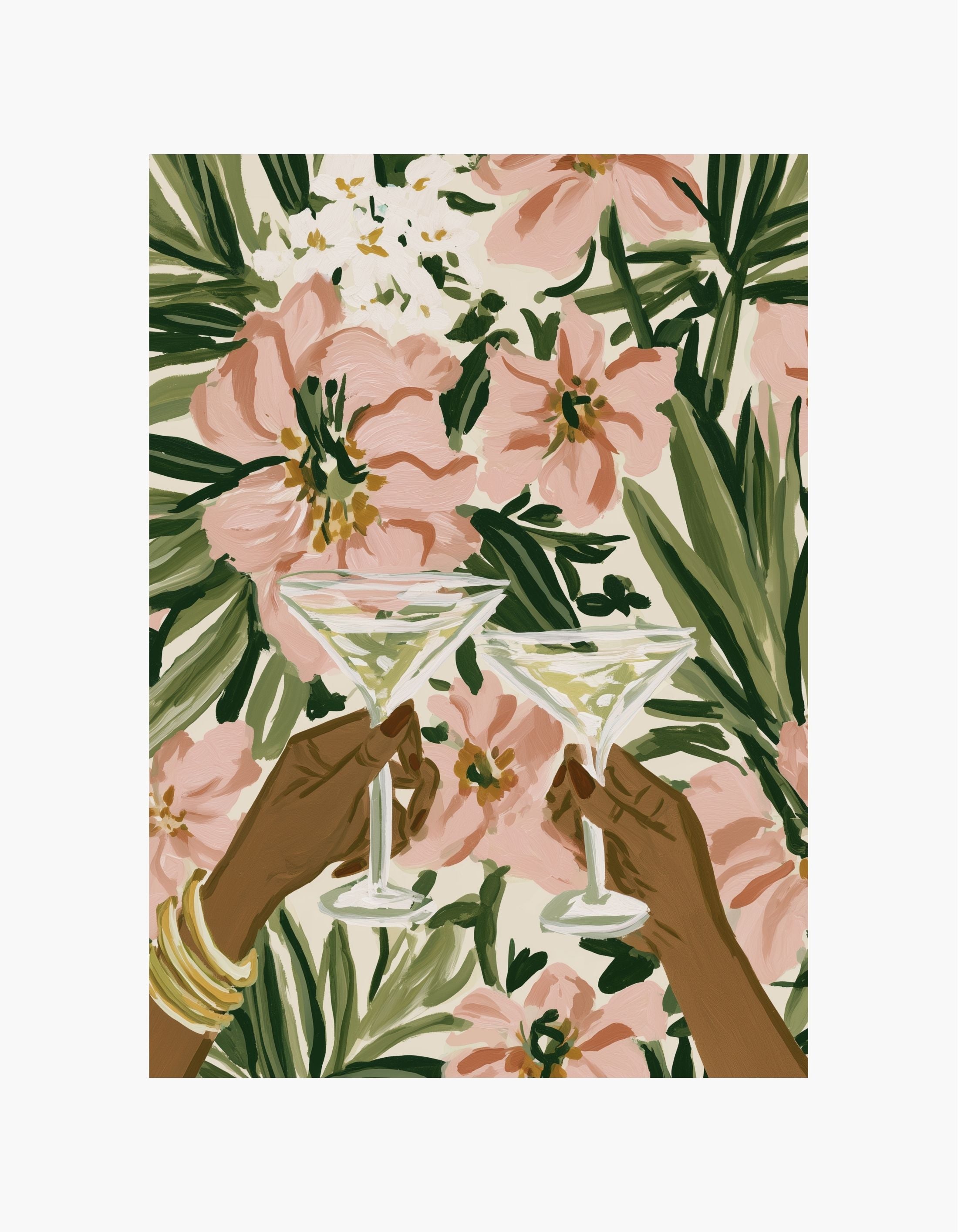 Floral Cheers Poster