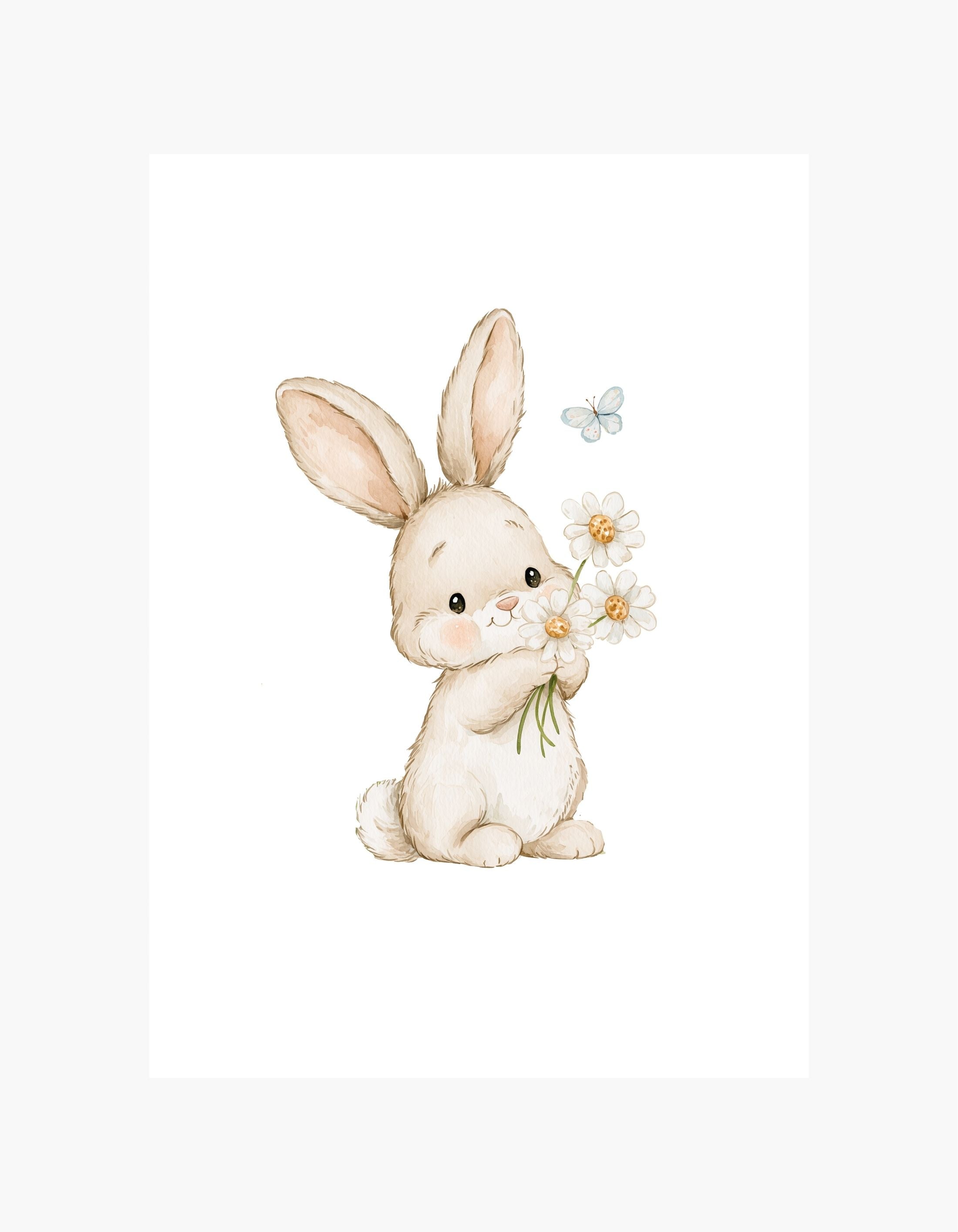 Daisy Bunny Poster