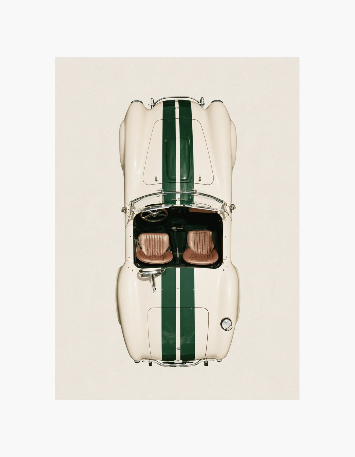 Vintage Racing Car Poster