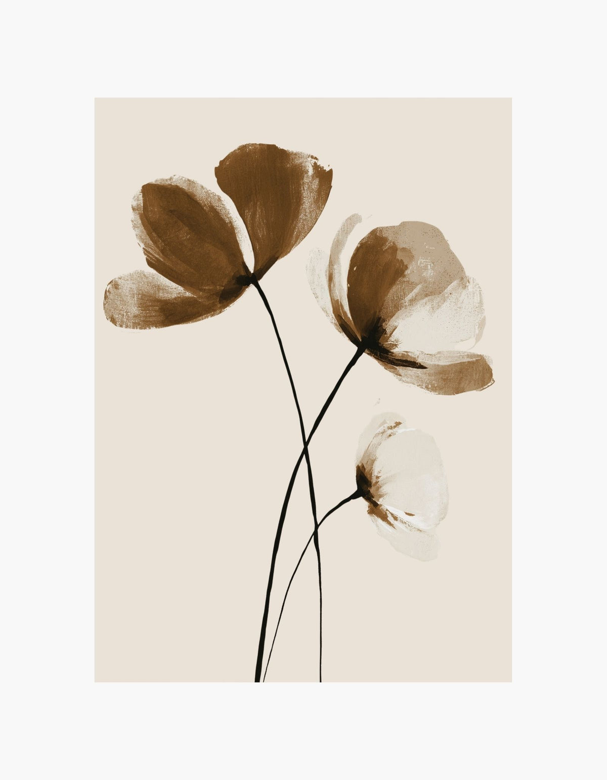 Brown Bloom No. 3 Poster