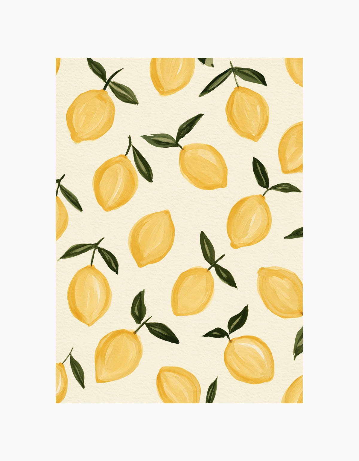 Golden Lemons Poster