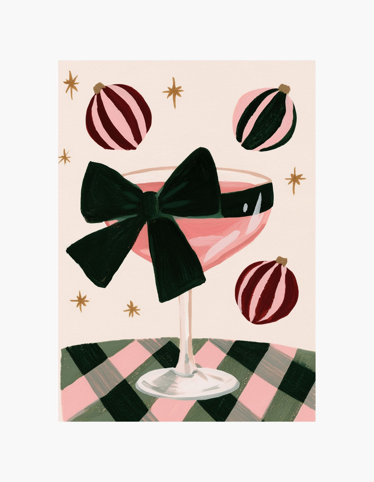 Christmas Cocktail Poster