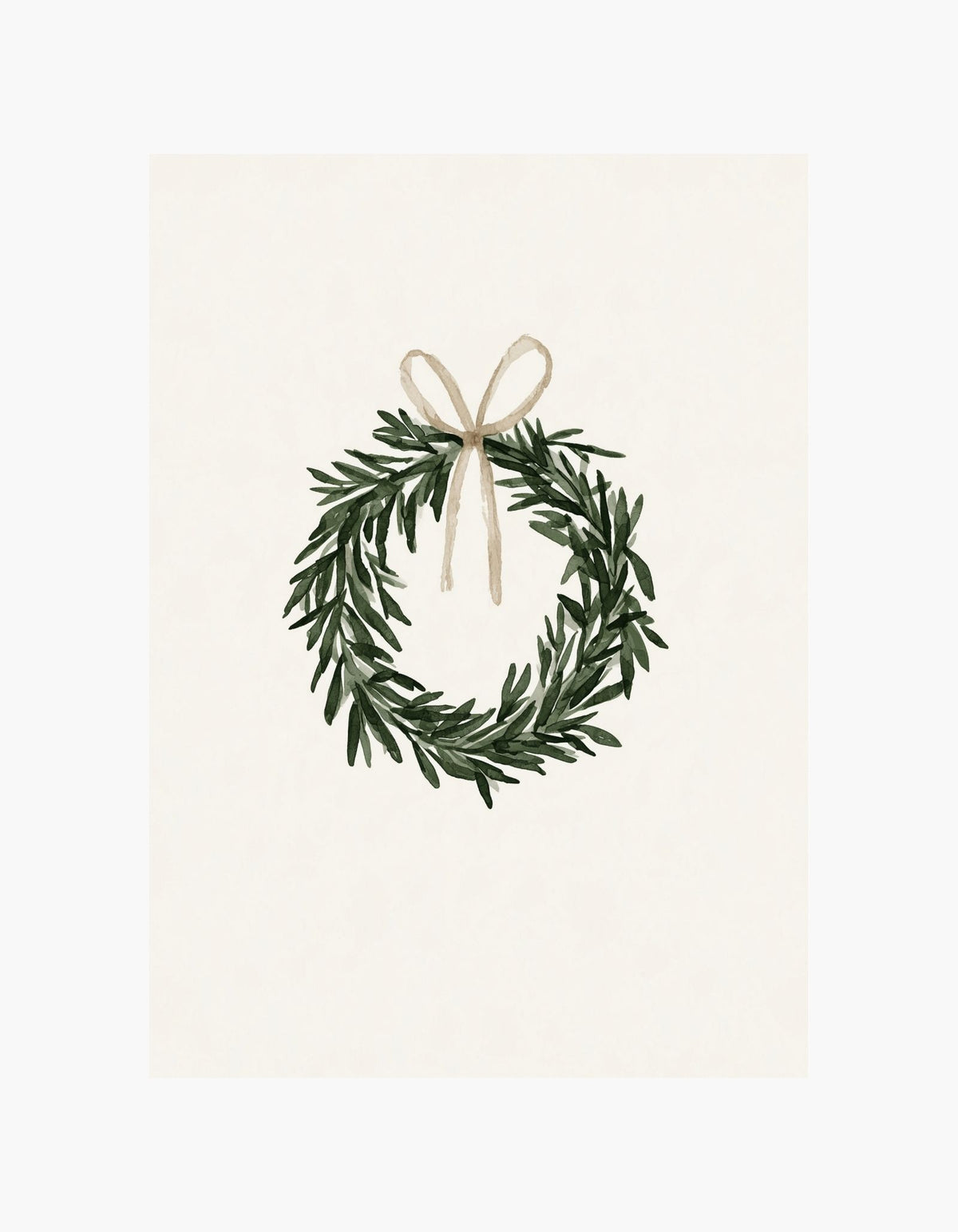 Christmas Wreath Poster