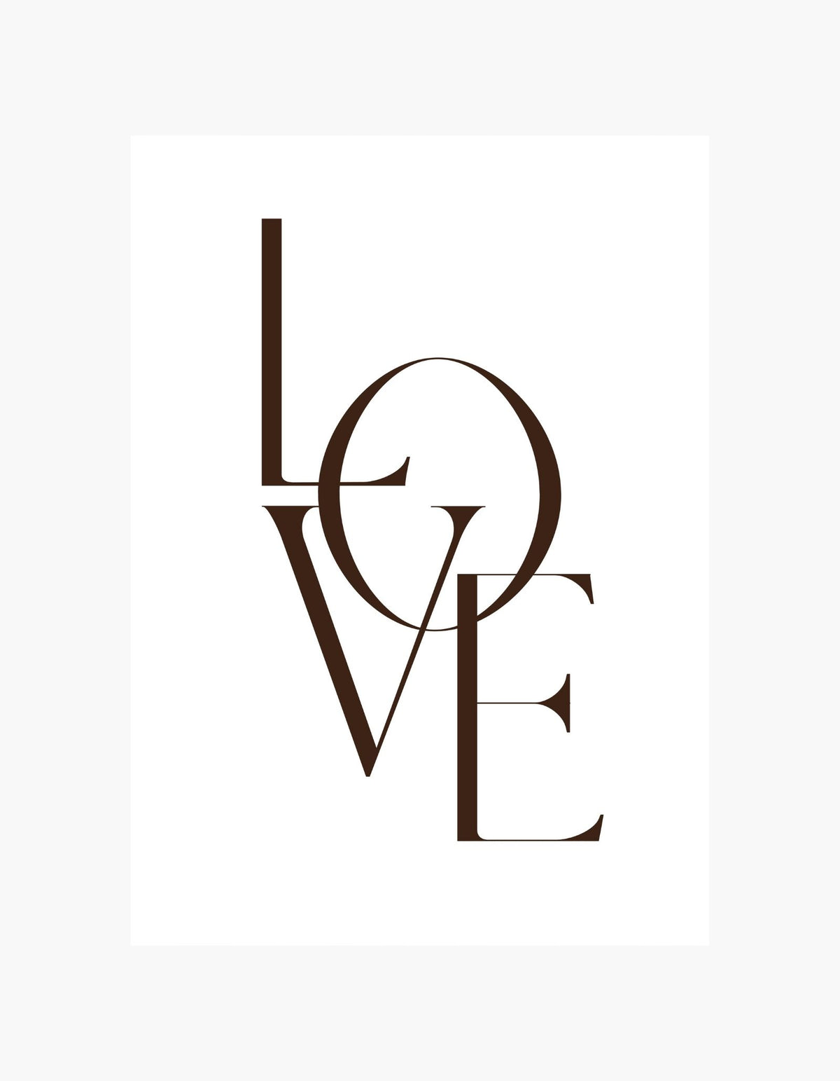 Love Dark Poster