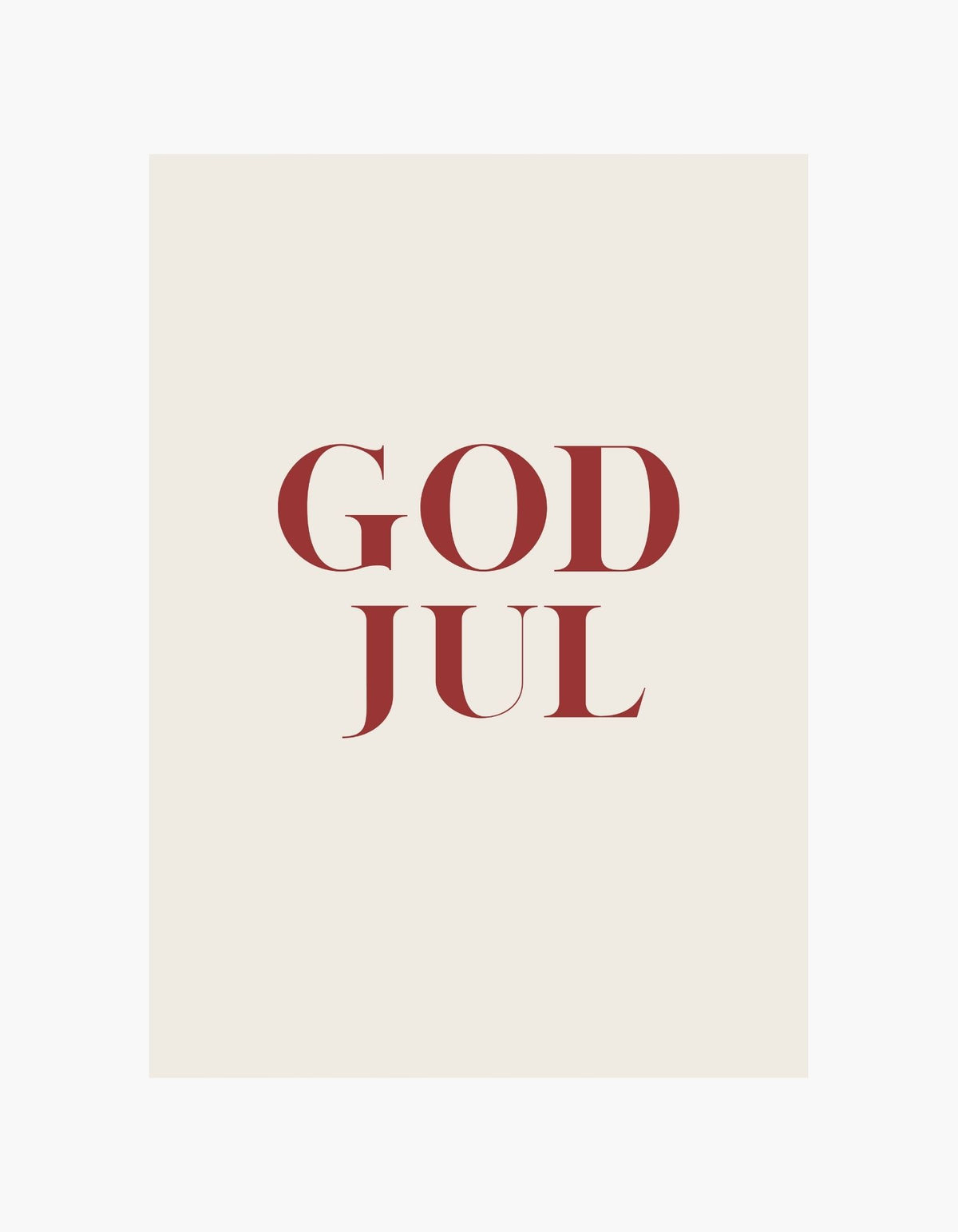 God Jul Poster
