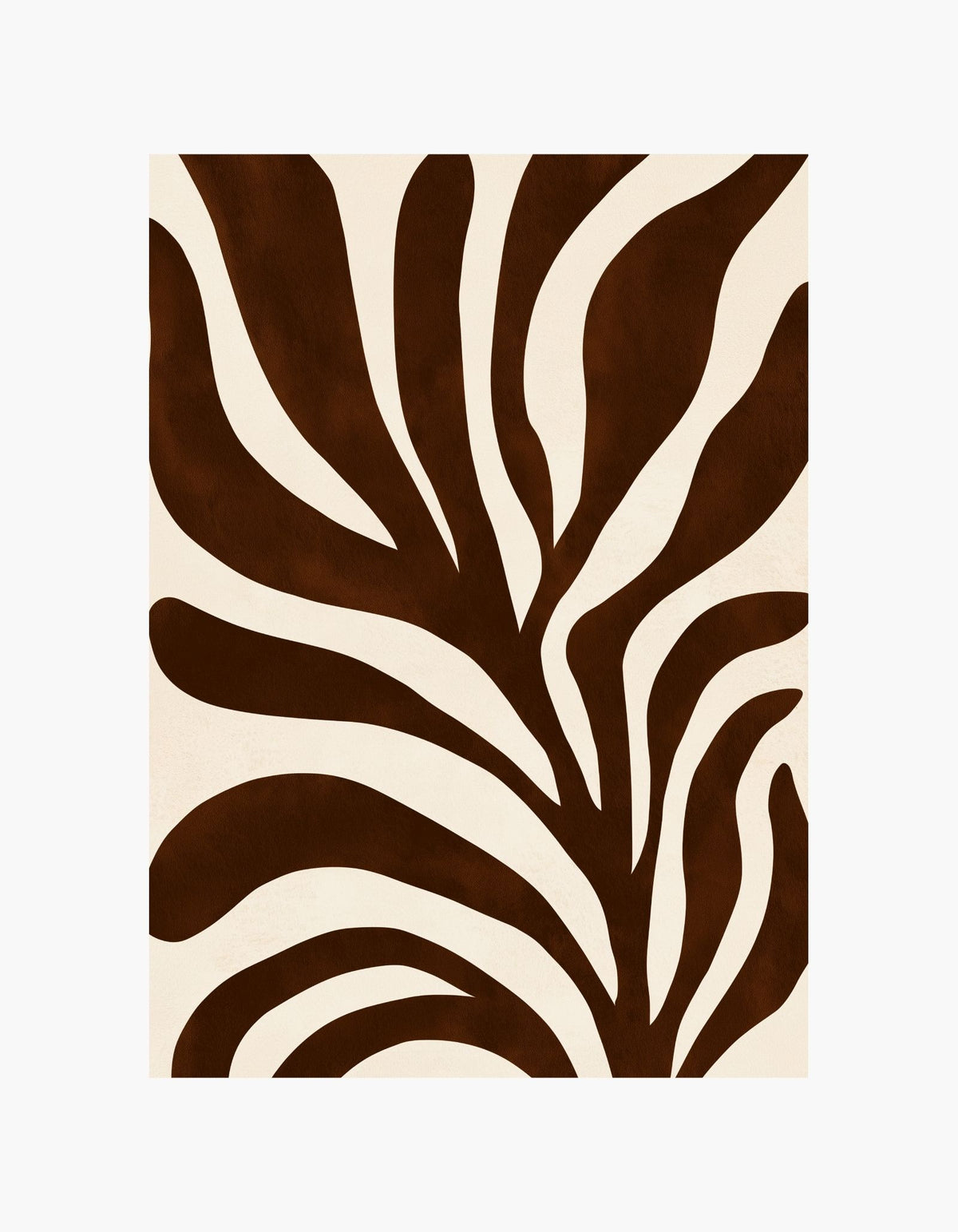 Brown Waves Poster