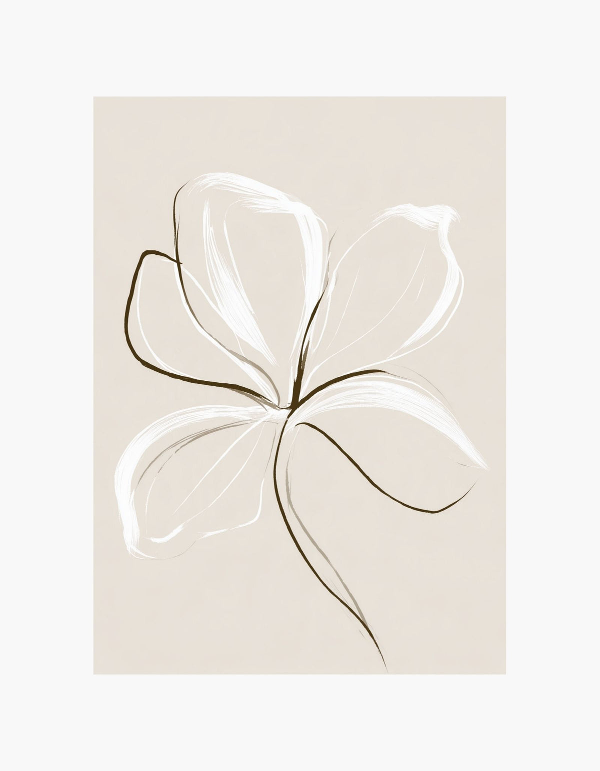 Winter Bloom Poster