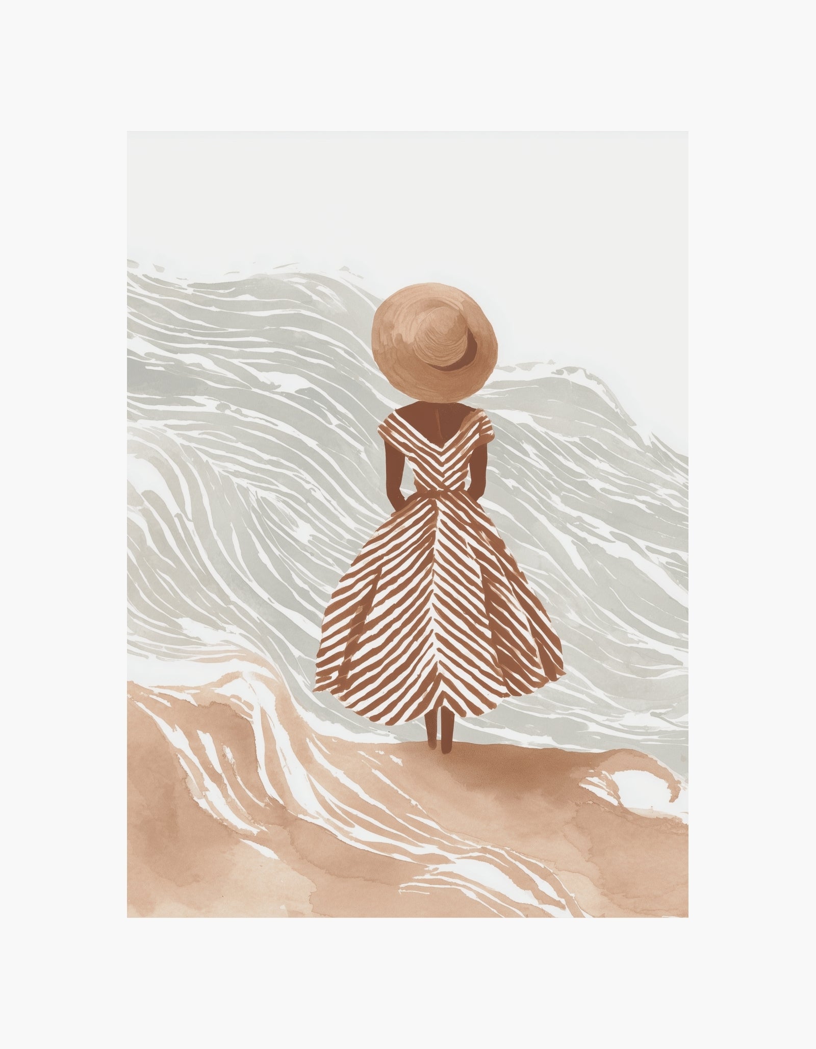 Sommer ved havet-plakat
