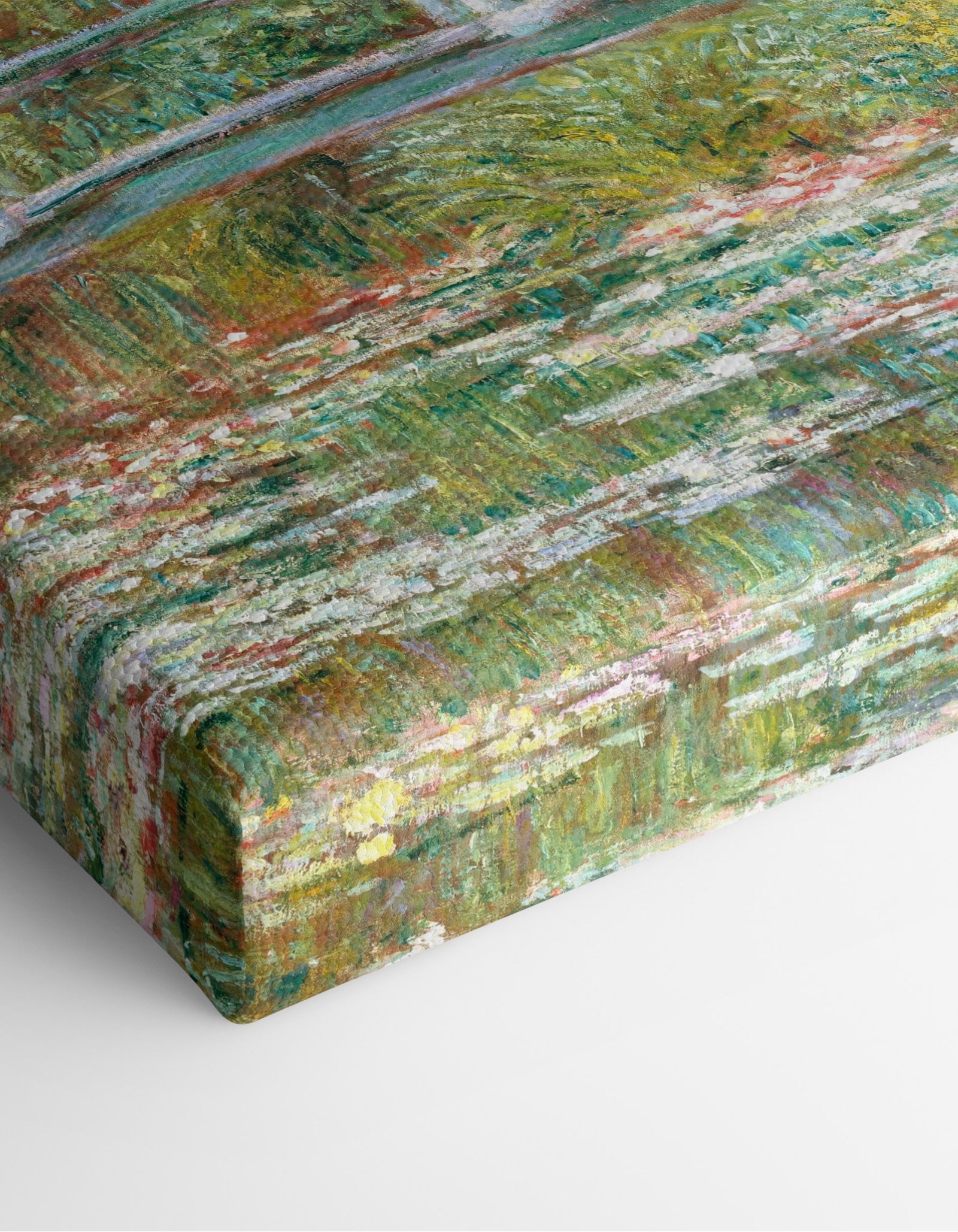 The Water Lily Pond Canvas by Claude Monet