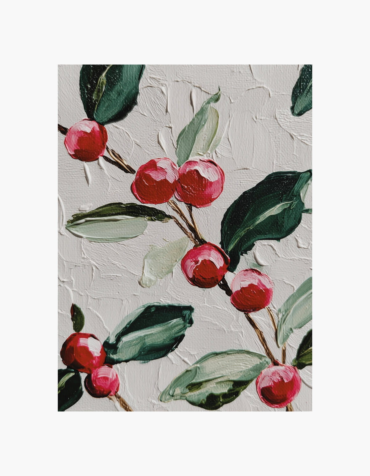 Plakat med bærgrene