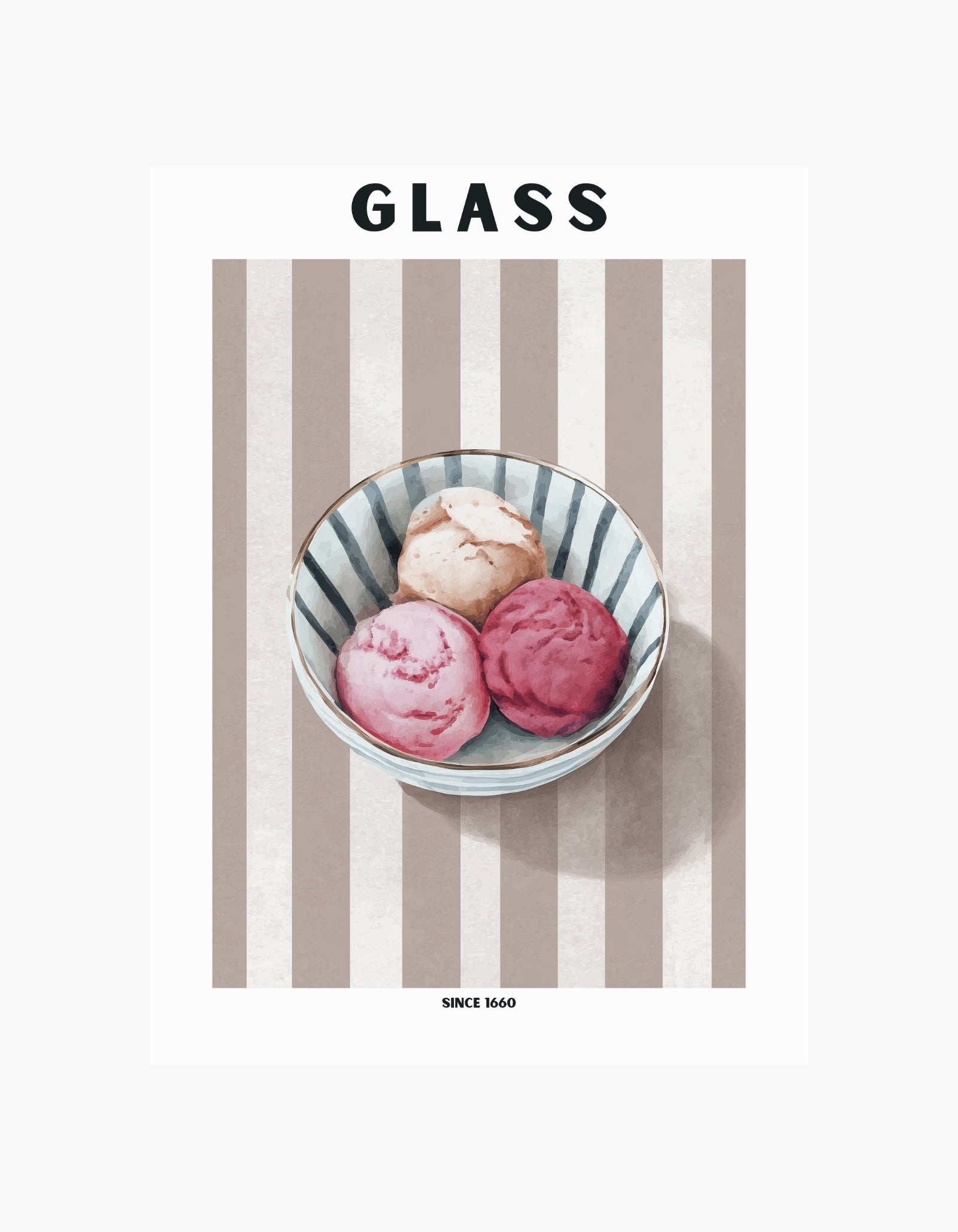 Glasplakat