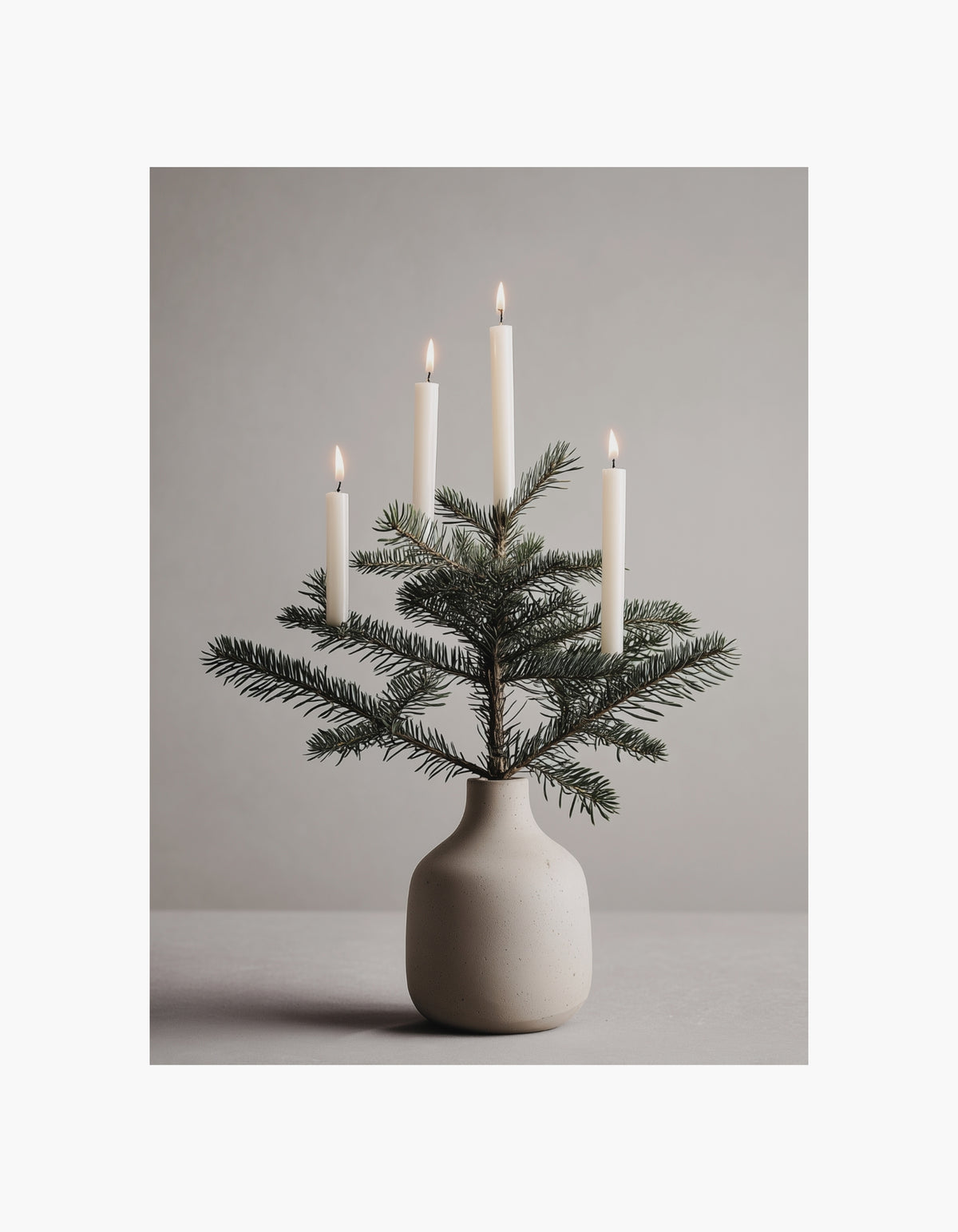 Plakat med vinterlys