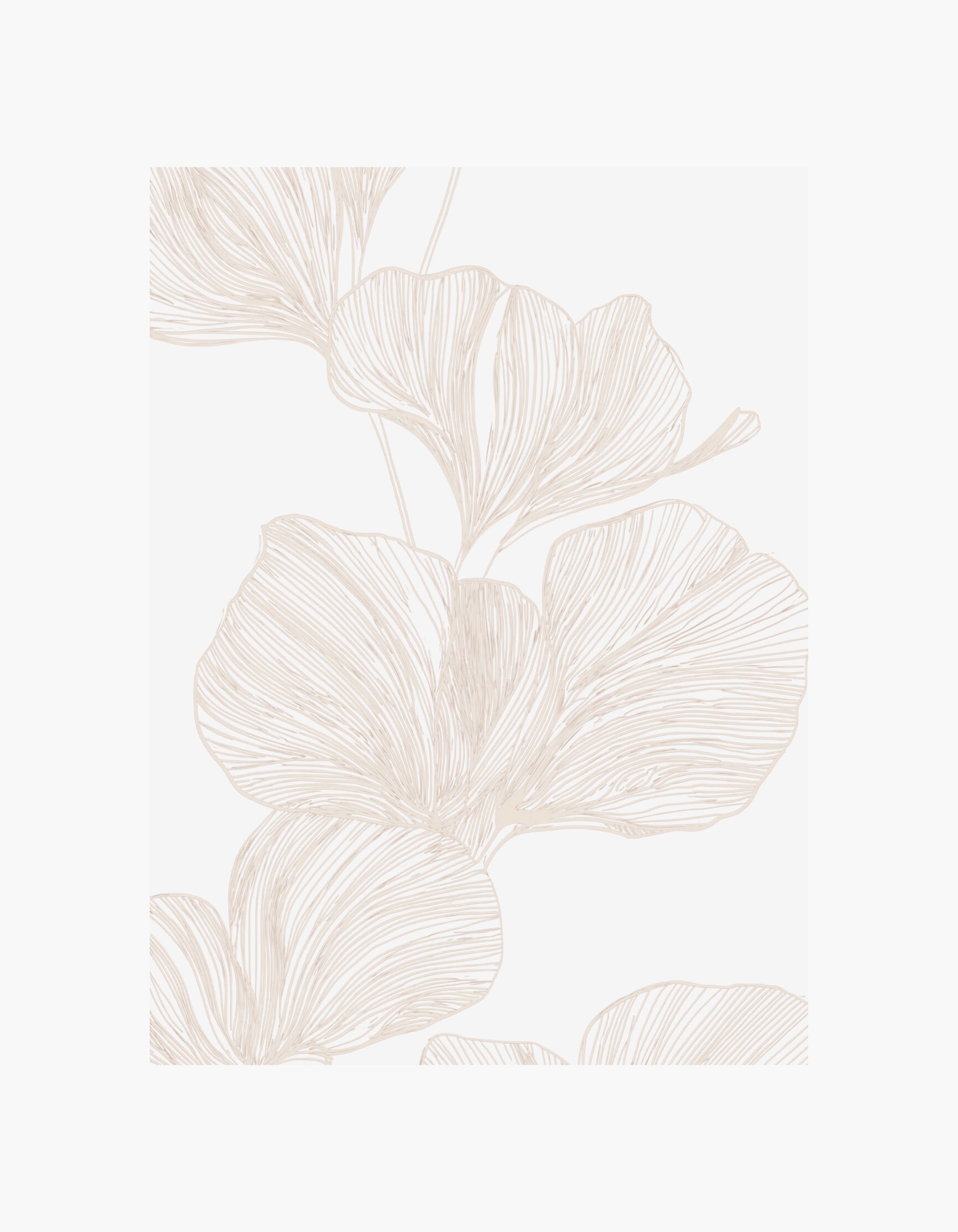 Line Flower No1 Plakat