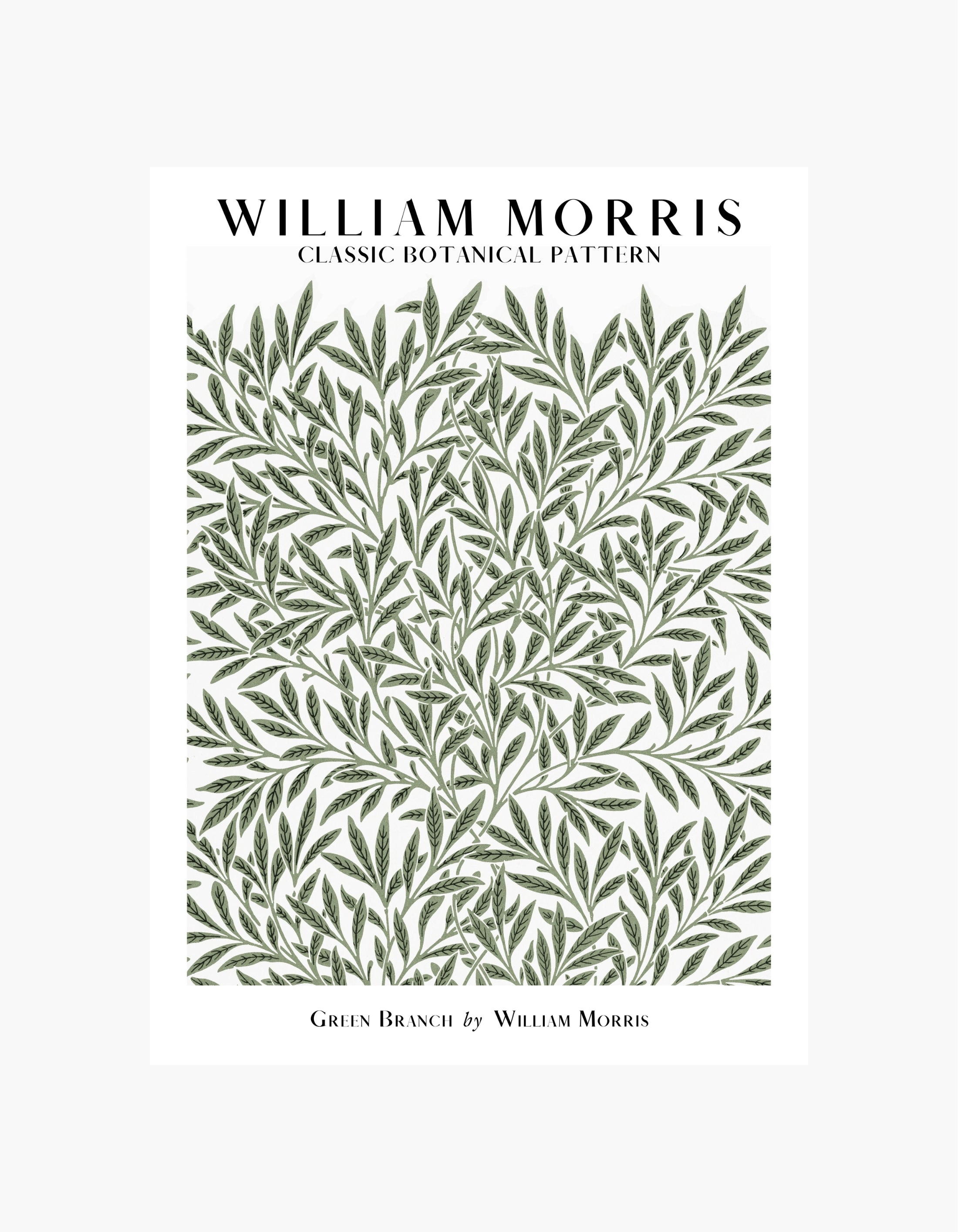 William Morris Green Branch Plakat