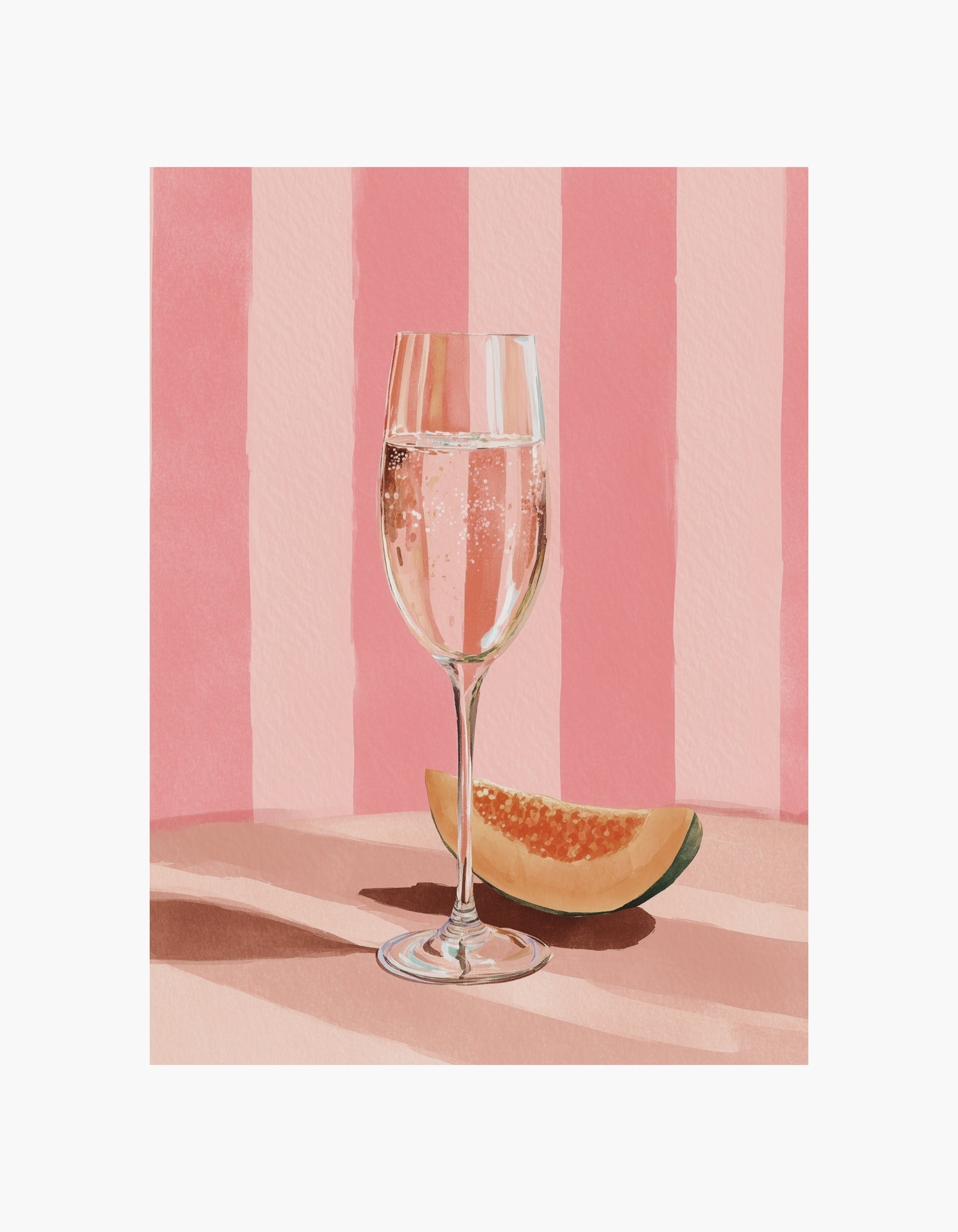 Cocktail Rosé Plakat