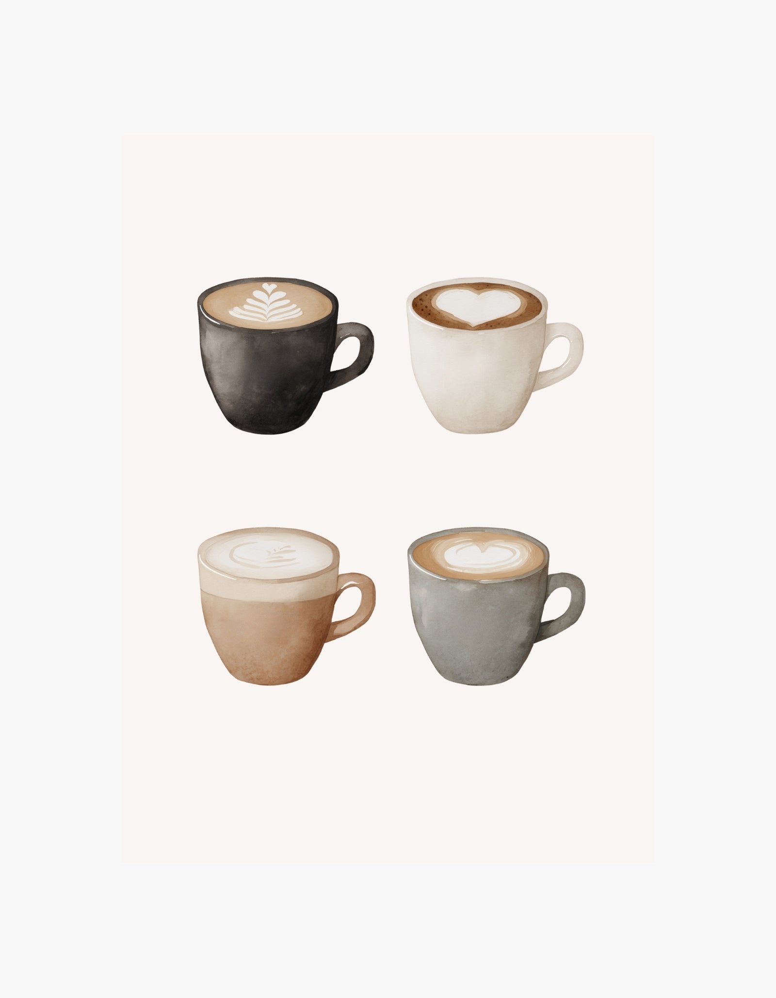 Cappuccino-plakat