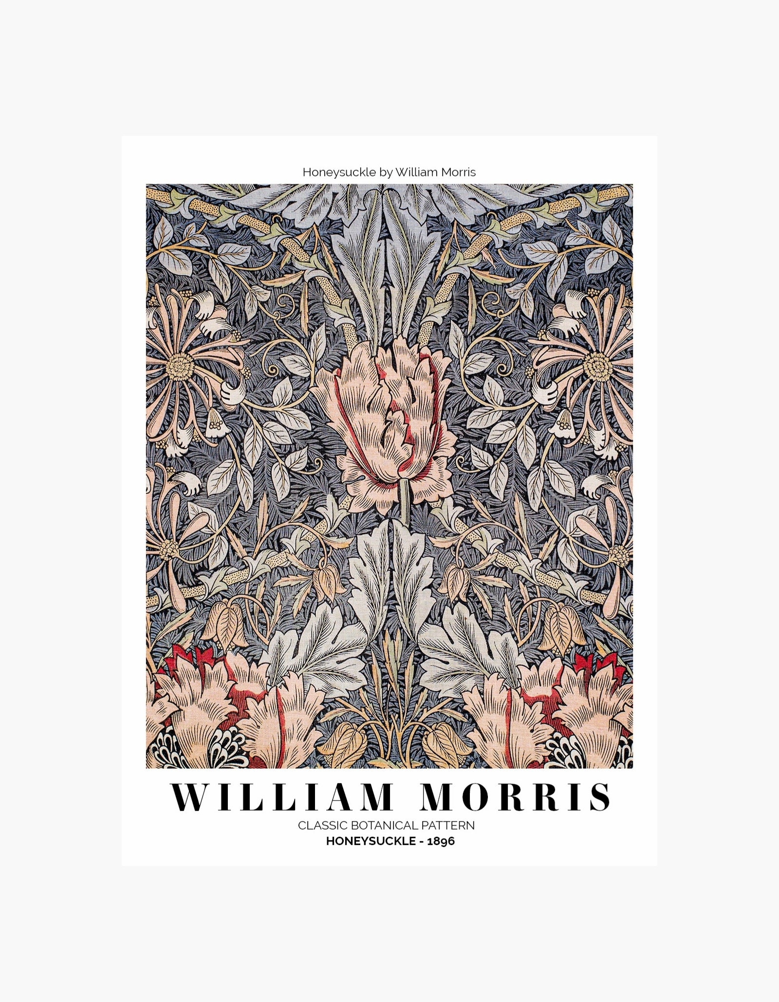 William Morris Honeysuckle-plakat