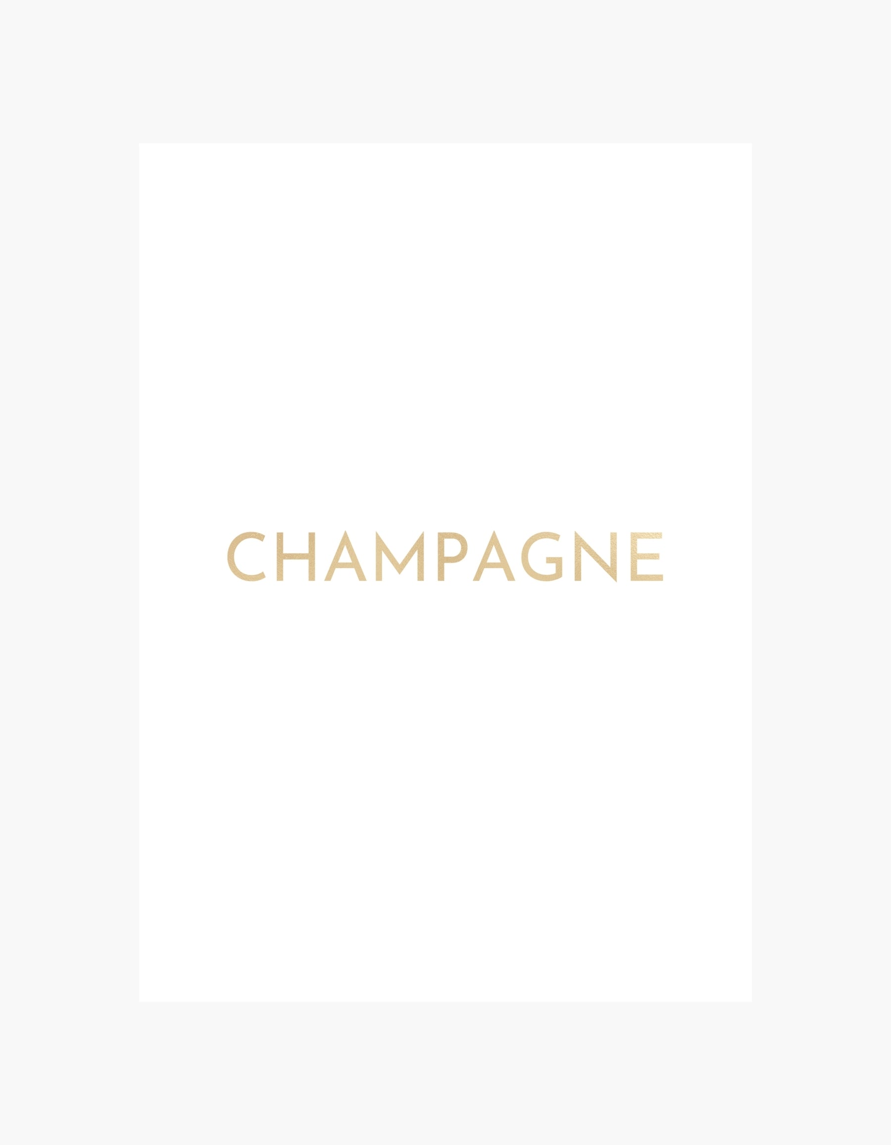 Champagne-plakat