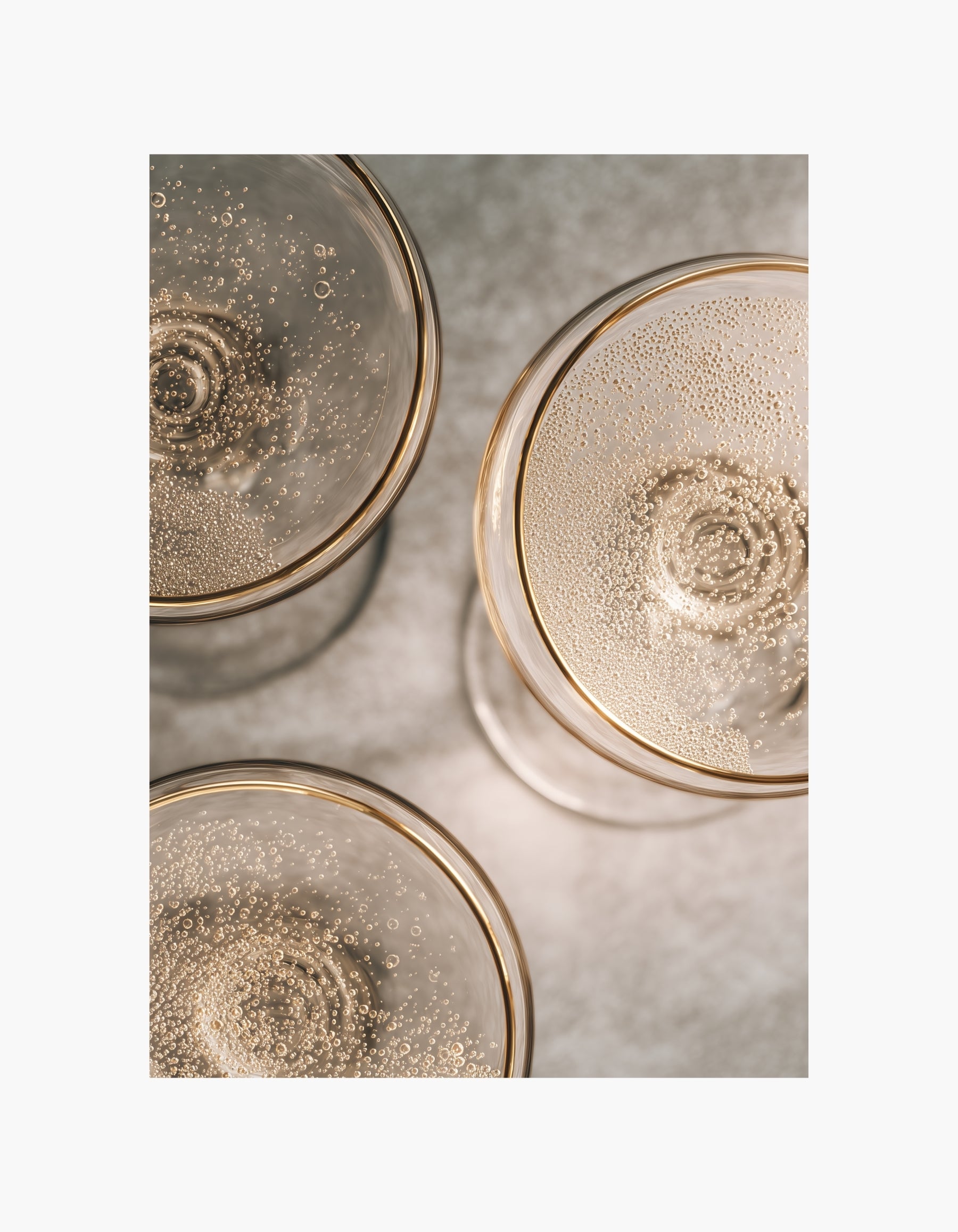Champagne Circles Plakat