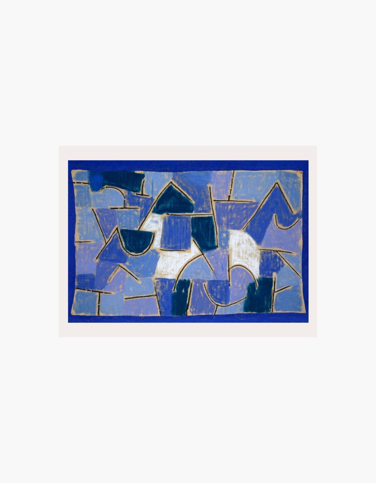 Paul Klee Blå nat 1937 Plakat