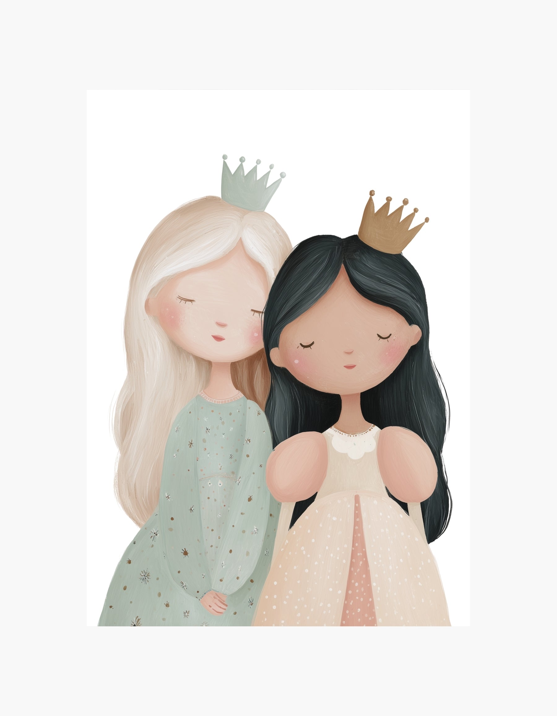 Plakat med prinsesser
