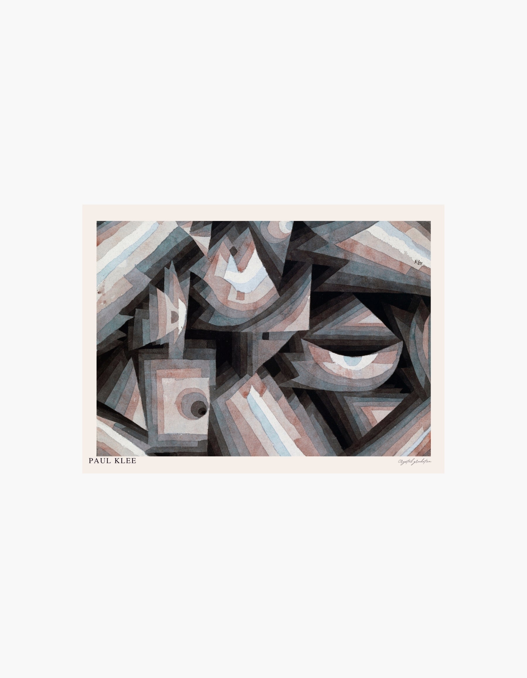 Paul Klee Abstrakte rytmer plakat