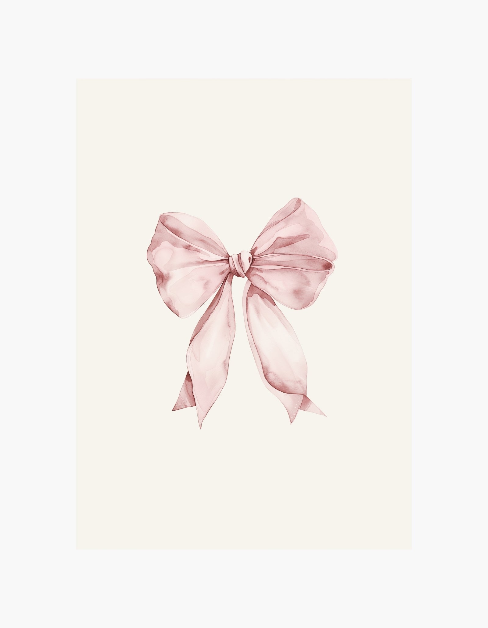 Blush Bow Plakat