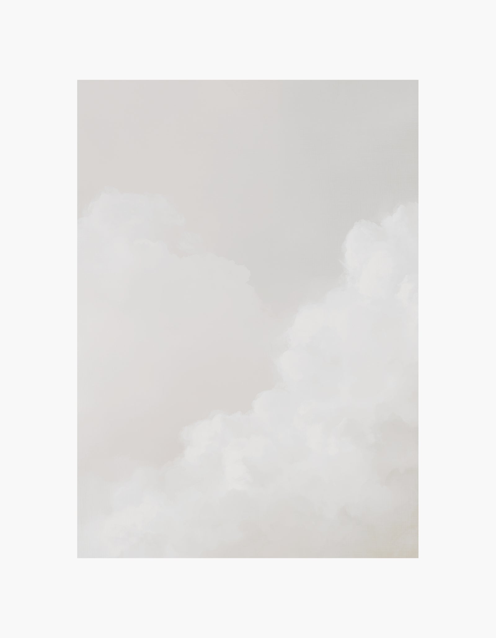 Plakat med bløde skyer