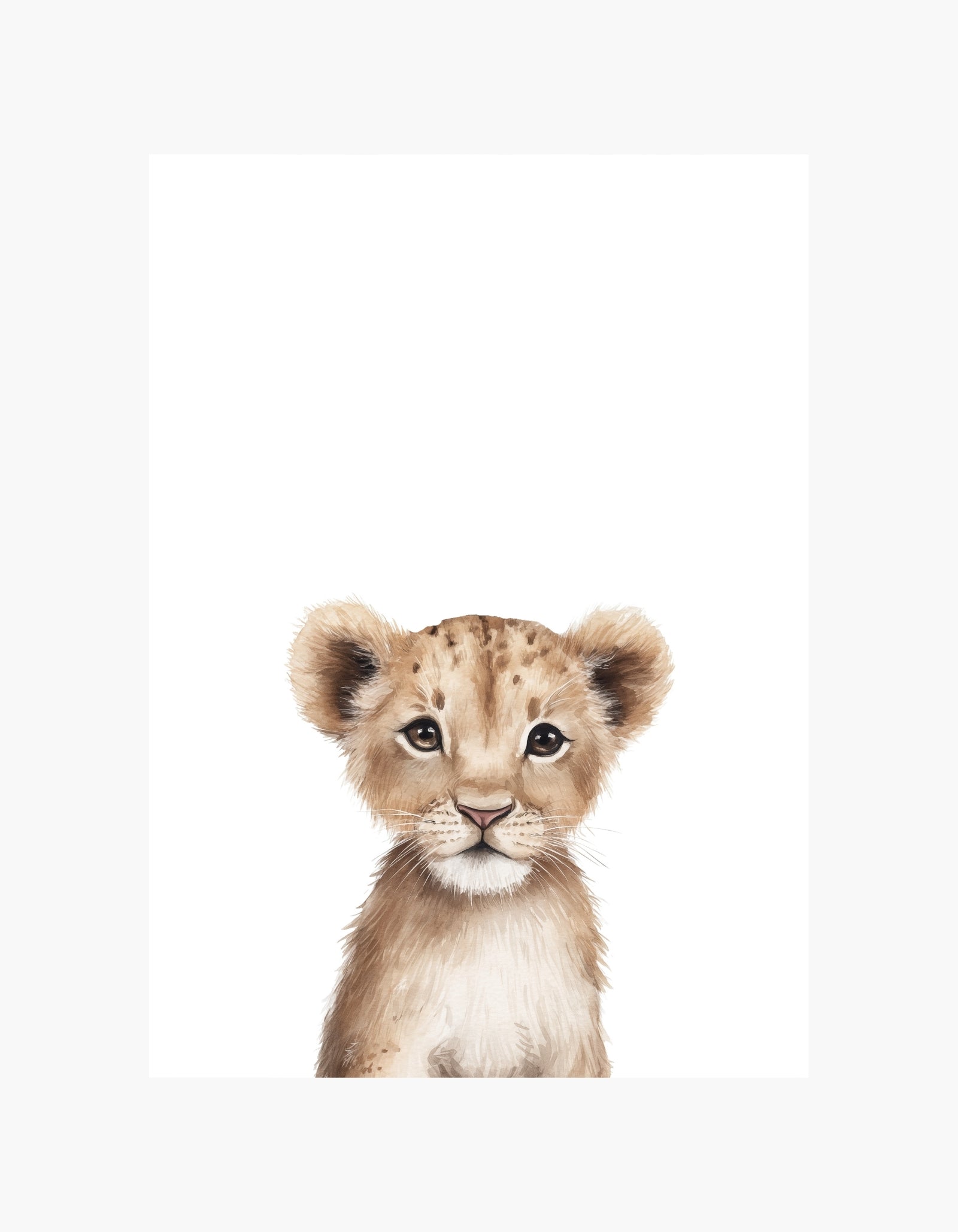 Lille løve-plakat