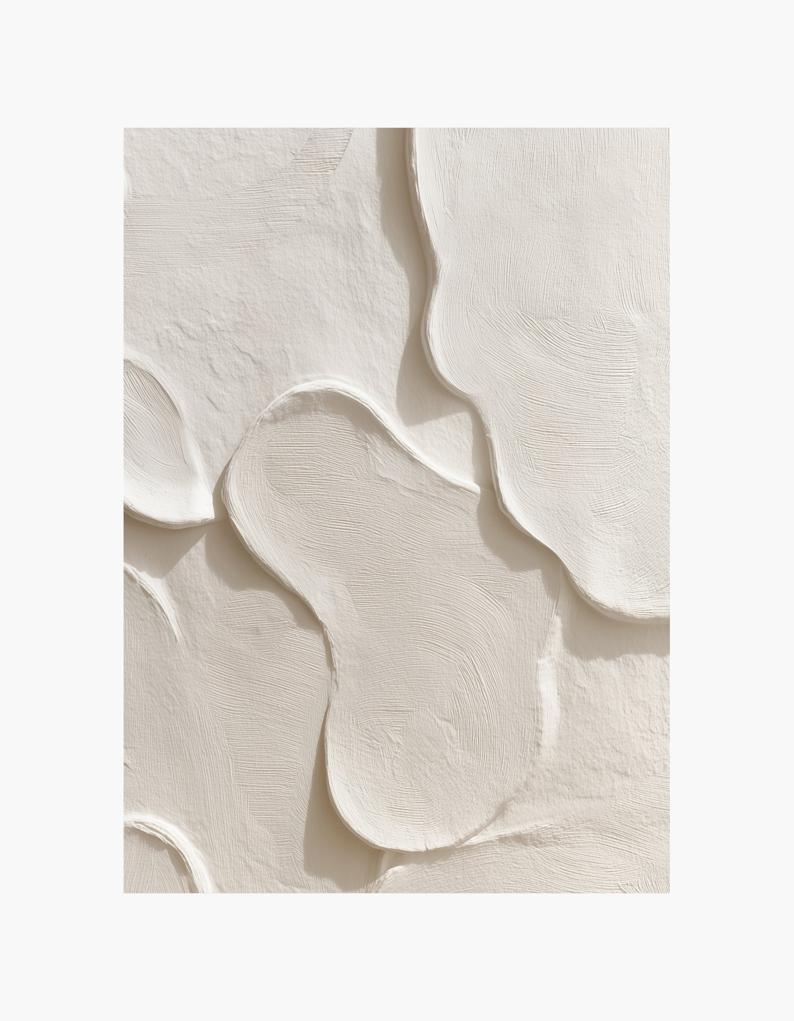 Skulpteret tekstur beige plakat