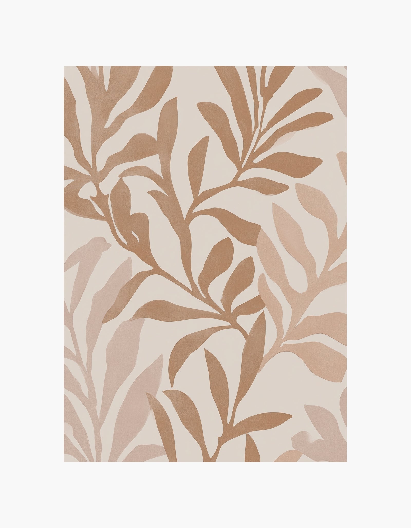 Botanisk silhuet-plakat