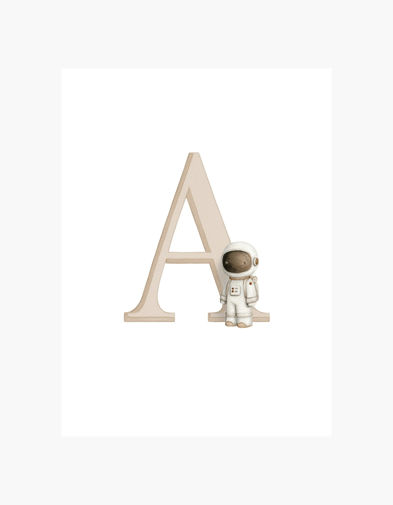 Bogstav A plakat
