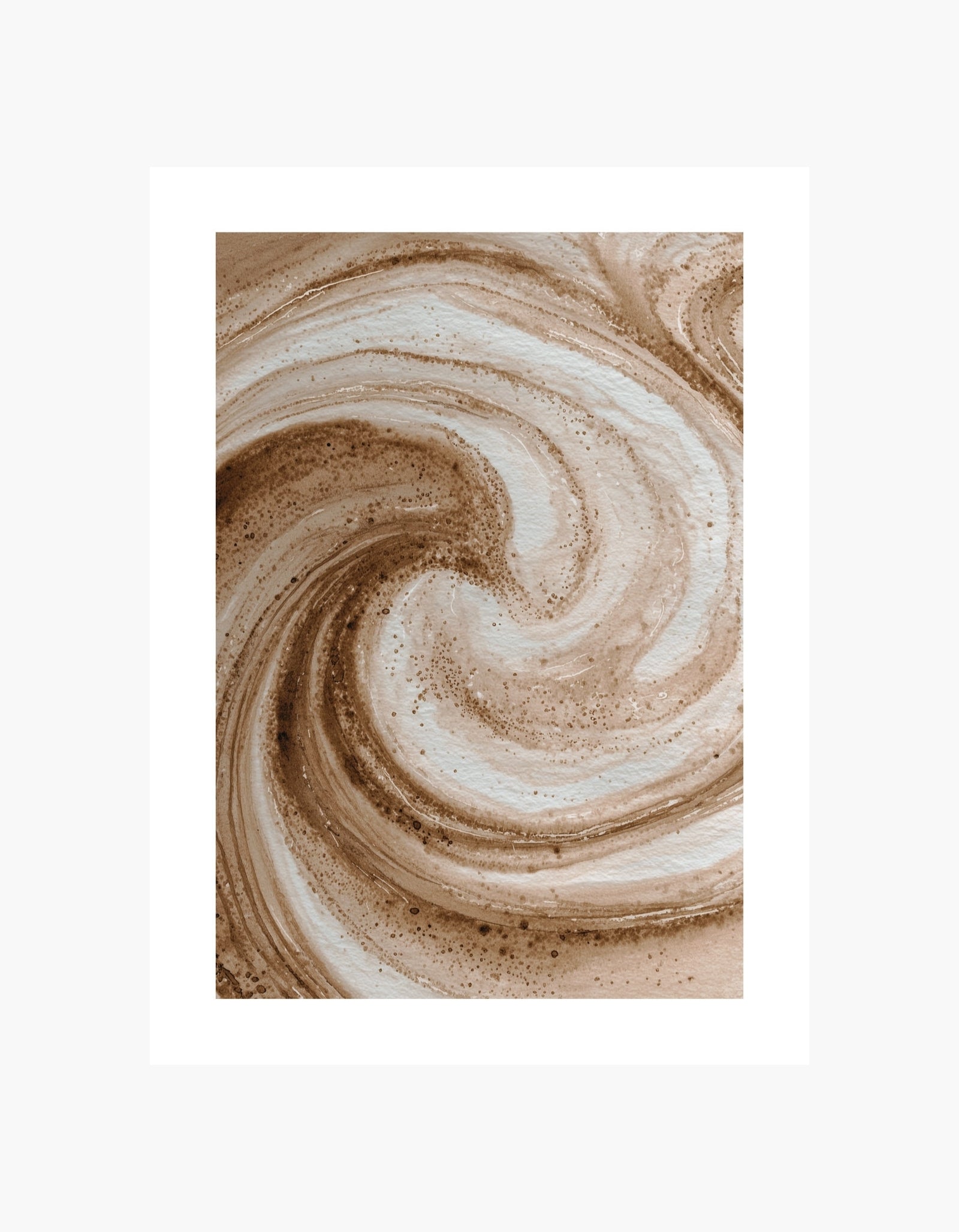 Latte Swirl-plakat