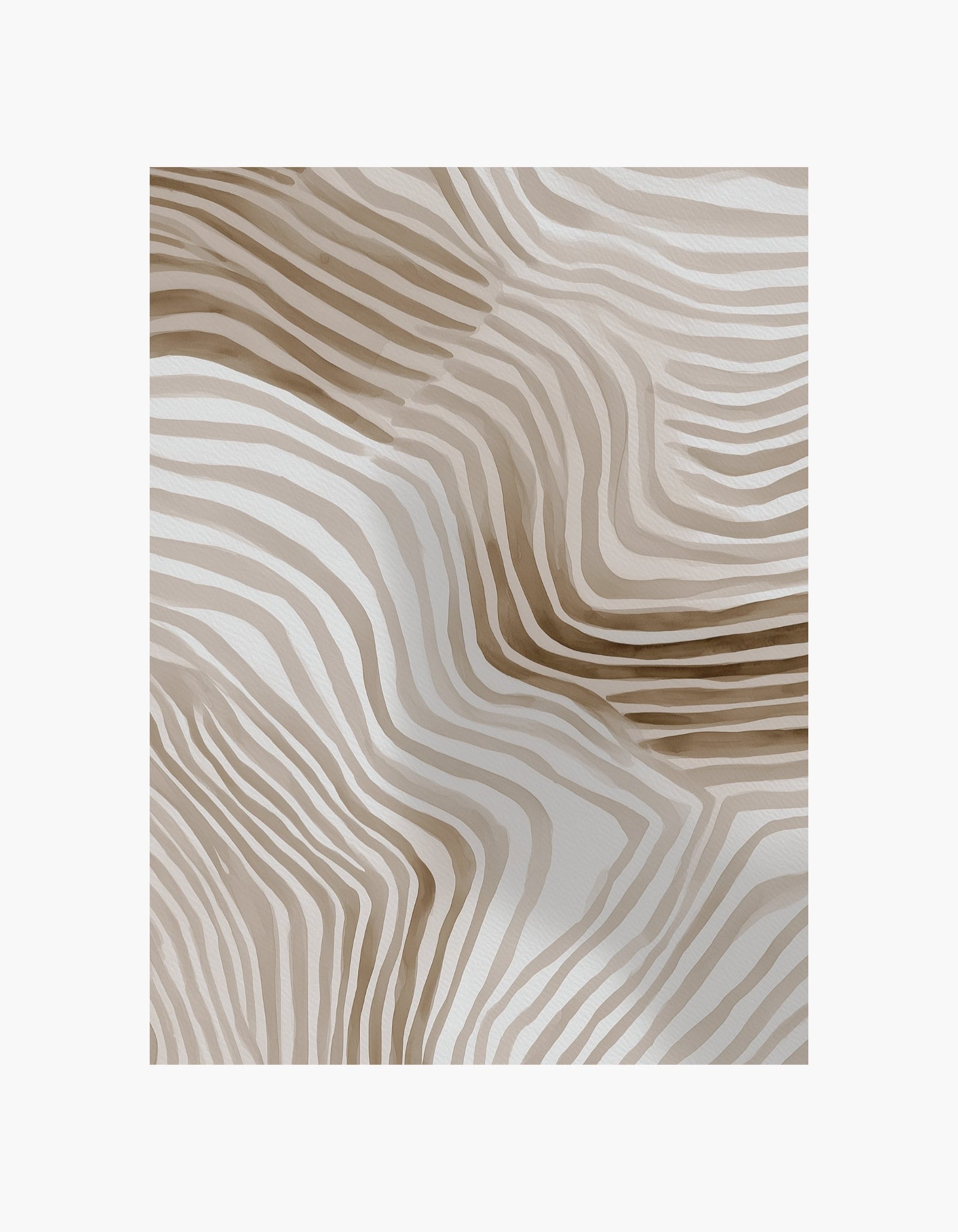 Beige Lines Plakat