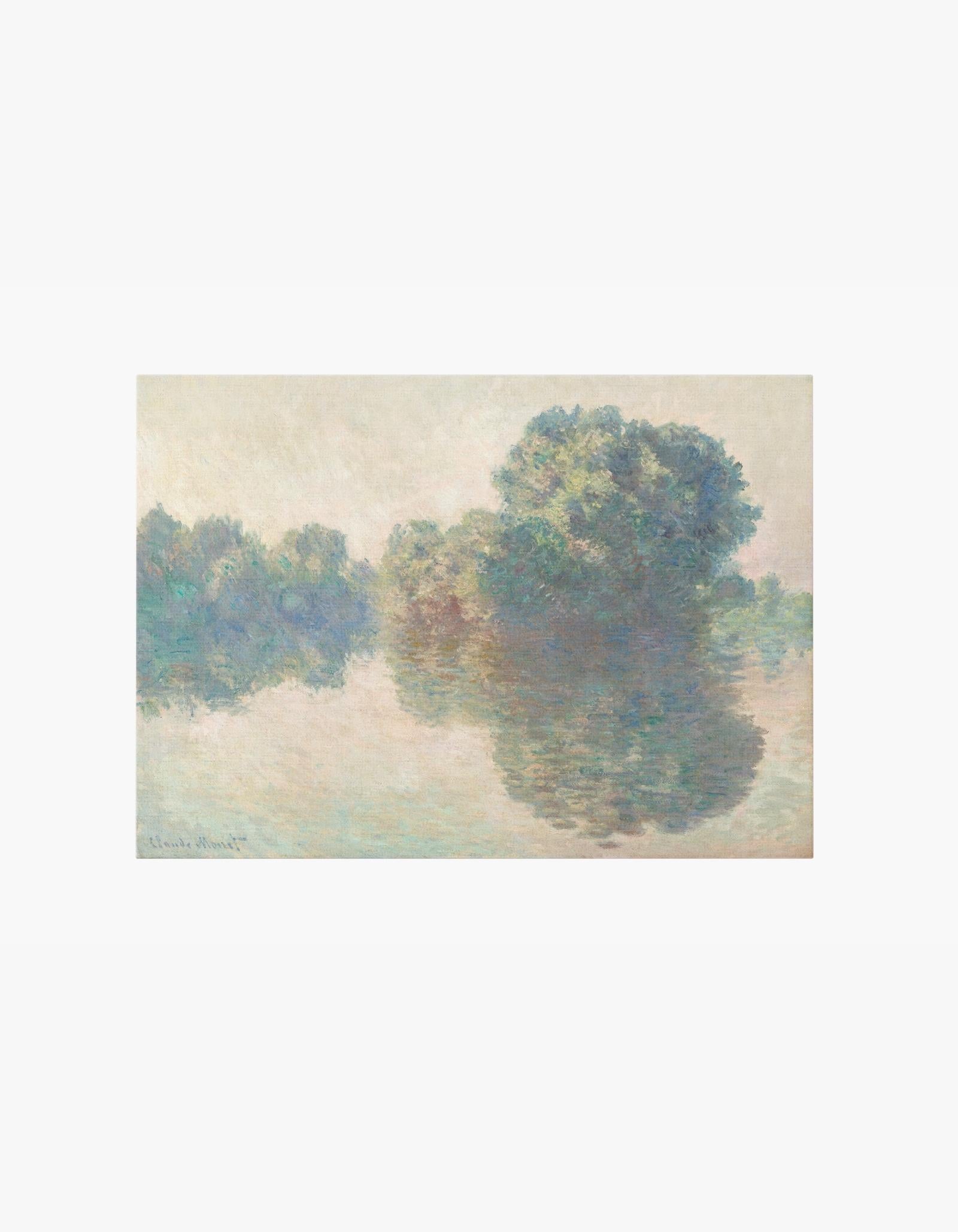 Morning on the Seine Canvas by Claude Monet