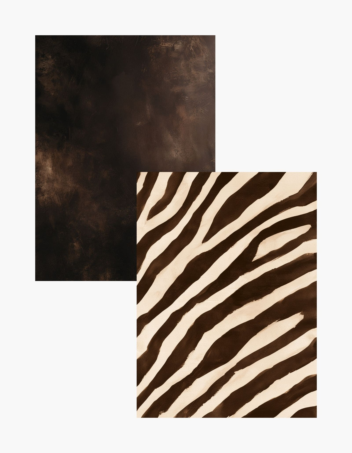 Brown Contrast Posterpaket