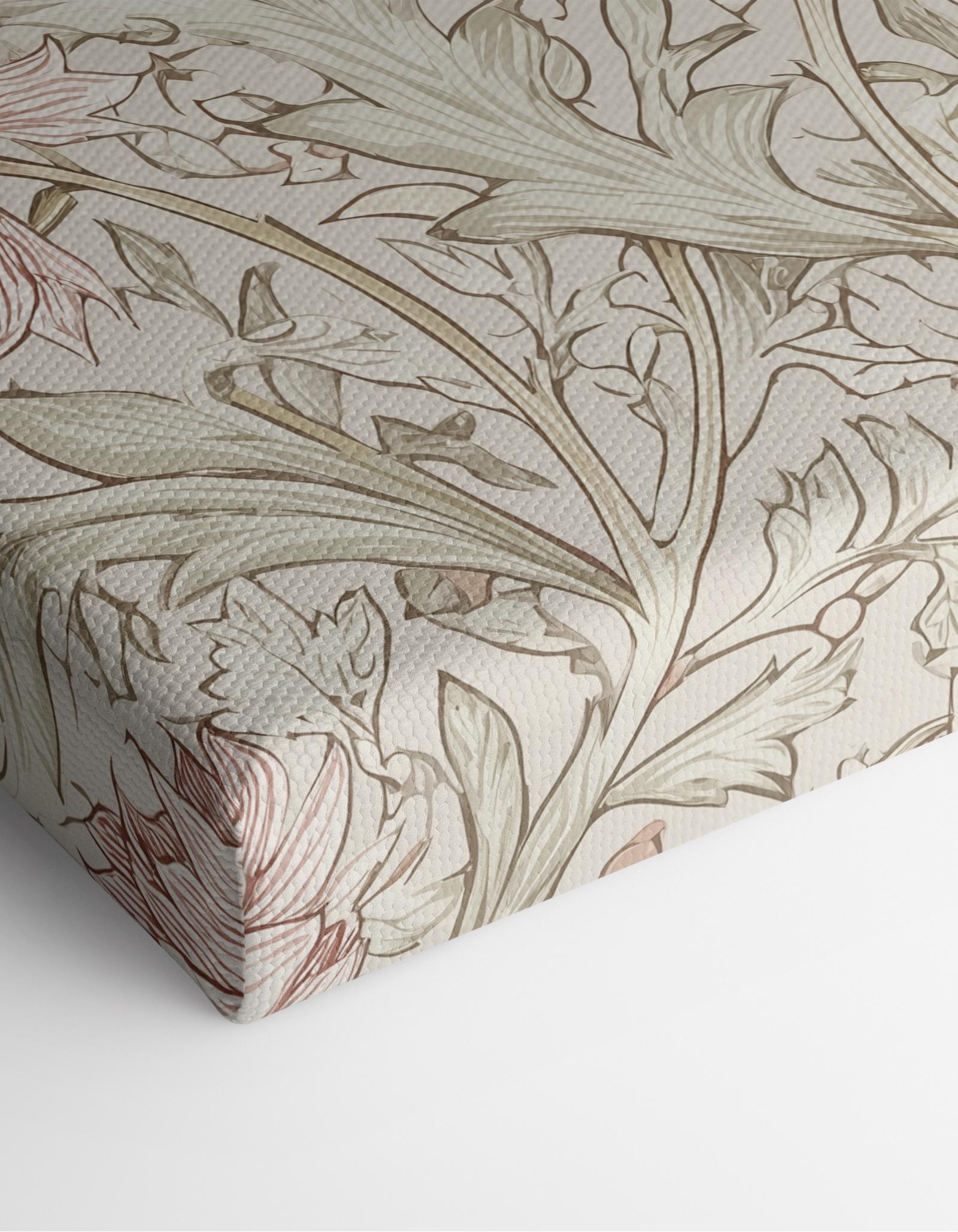 William Morris Blush Botanical Canvas No. 2