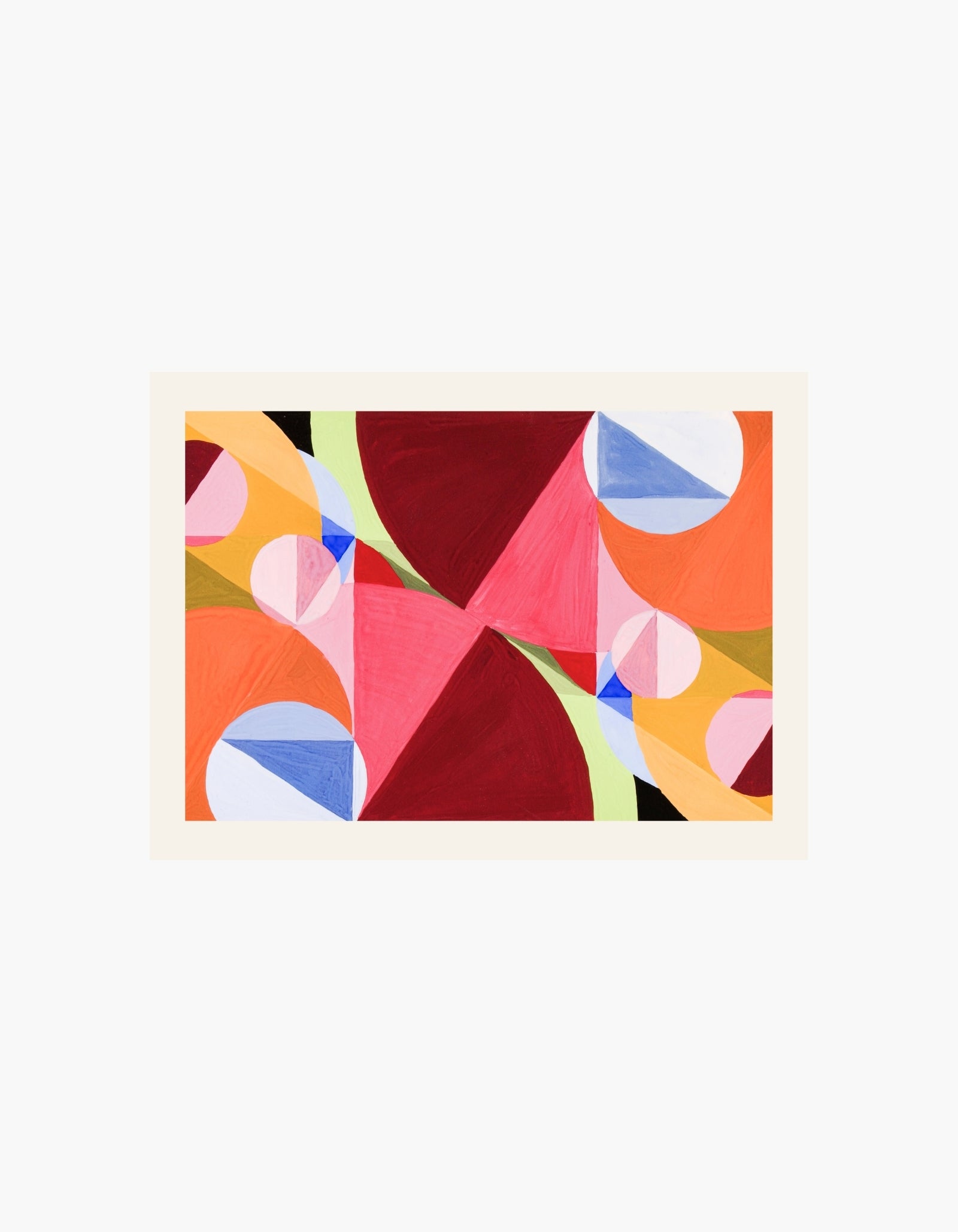 Joseph Schillinger Area Broken by Perpendiculars Plakat
