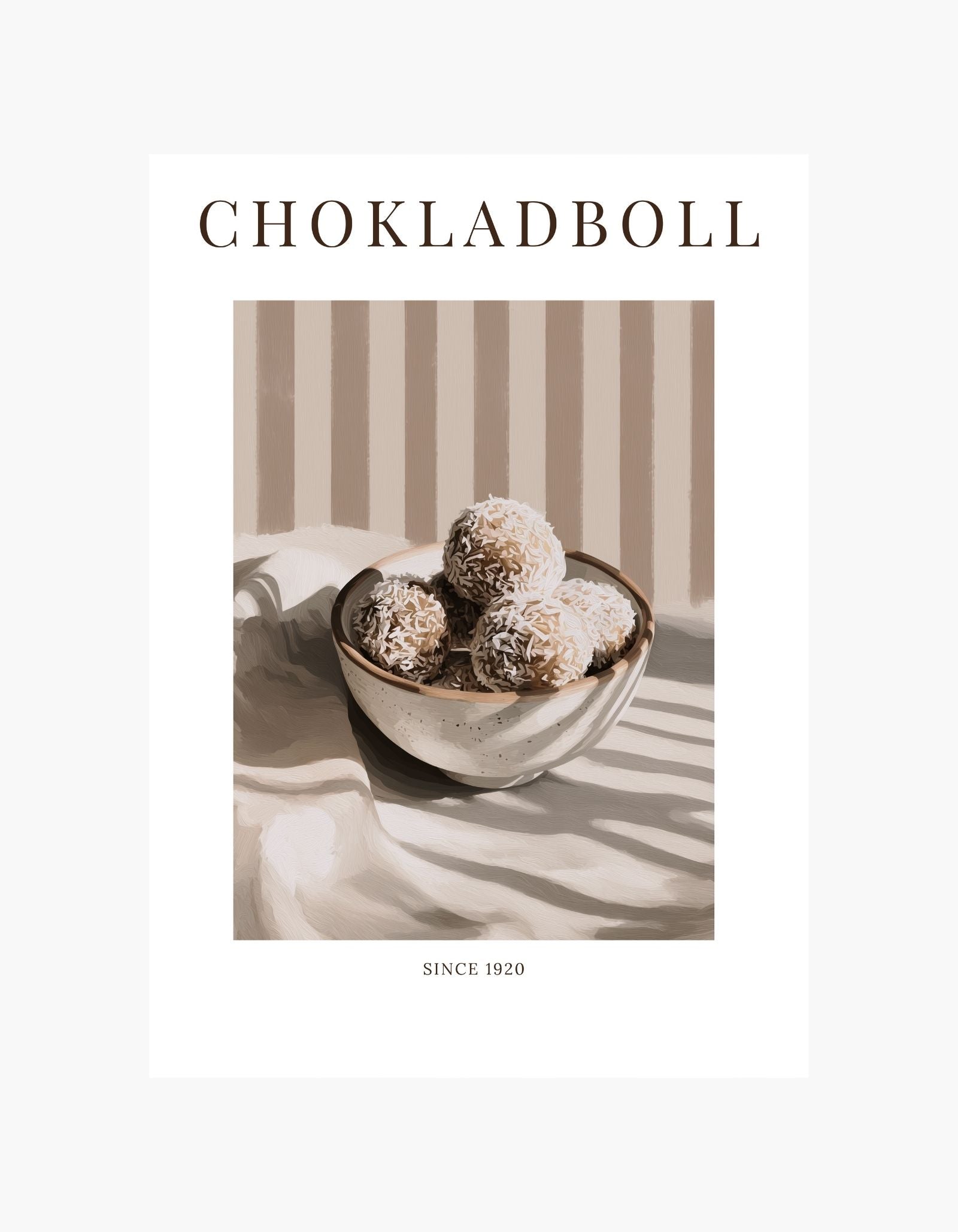 Chokoladekugle Plakat
