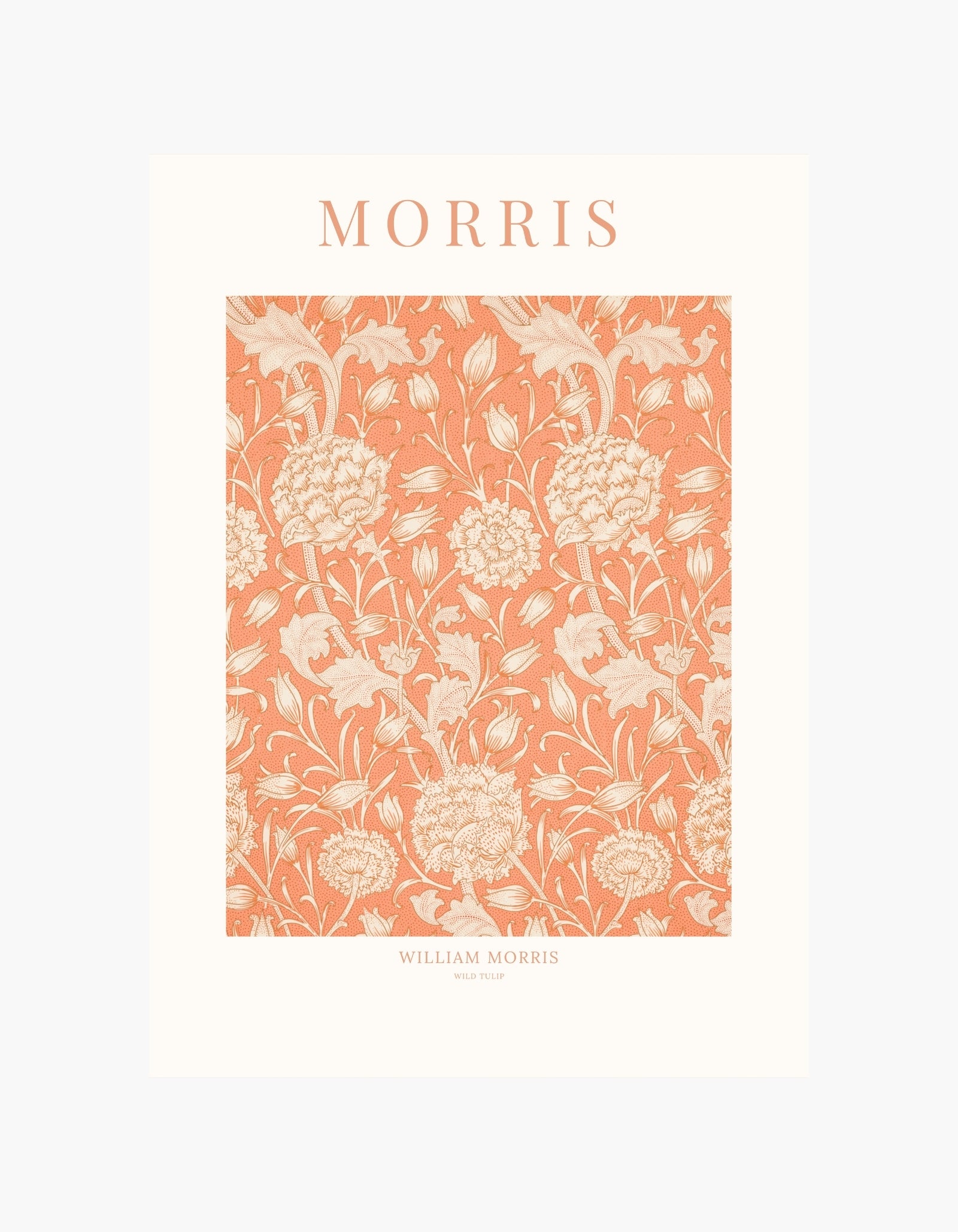 William Morris plakat med vilde tulipaner