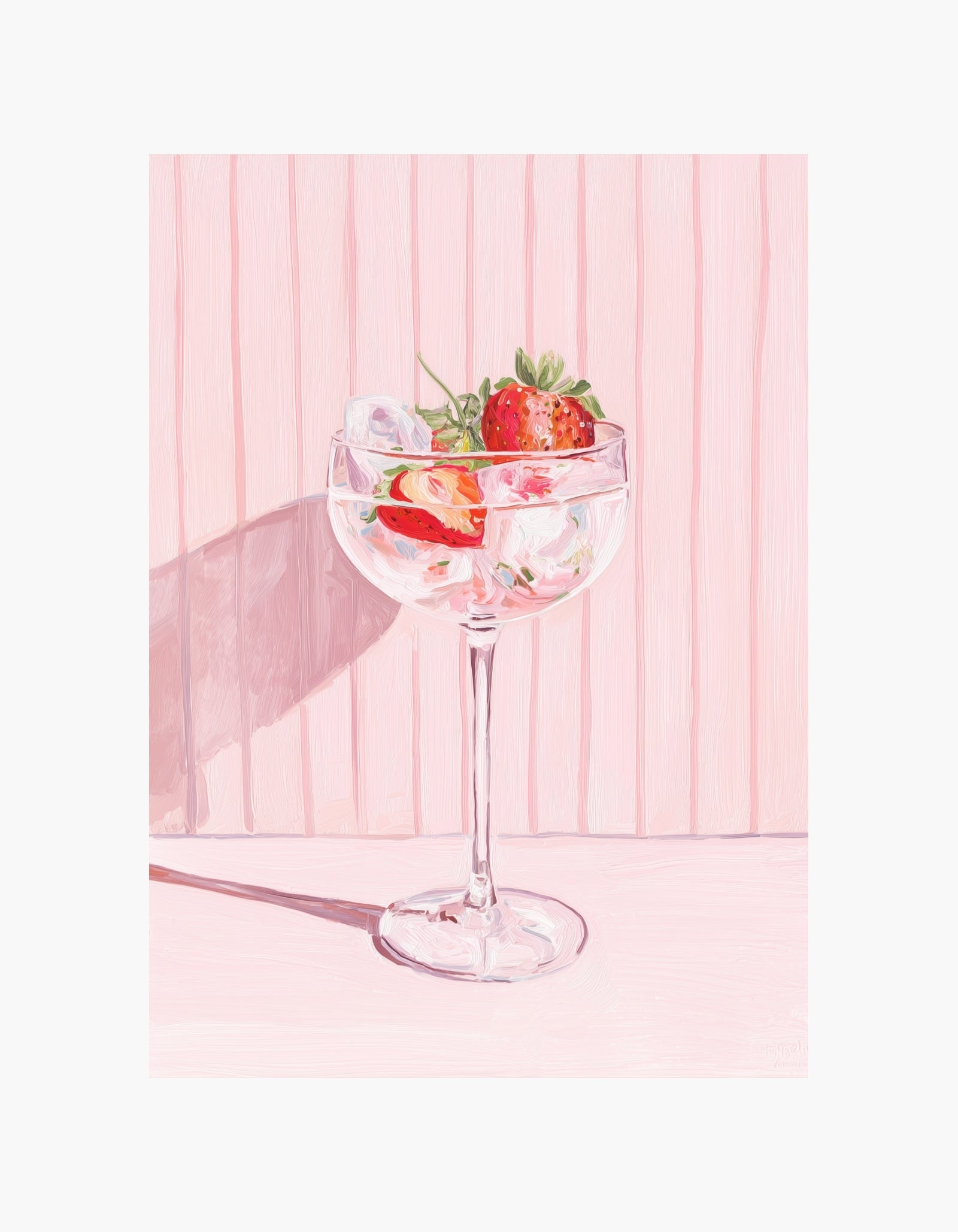 Jordbær Spritz Plakat
