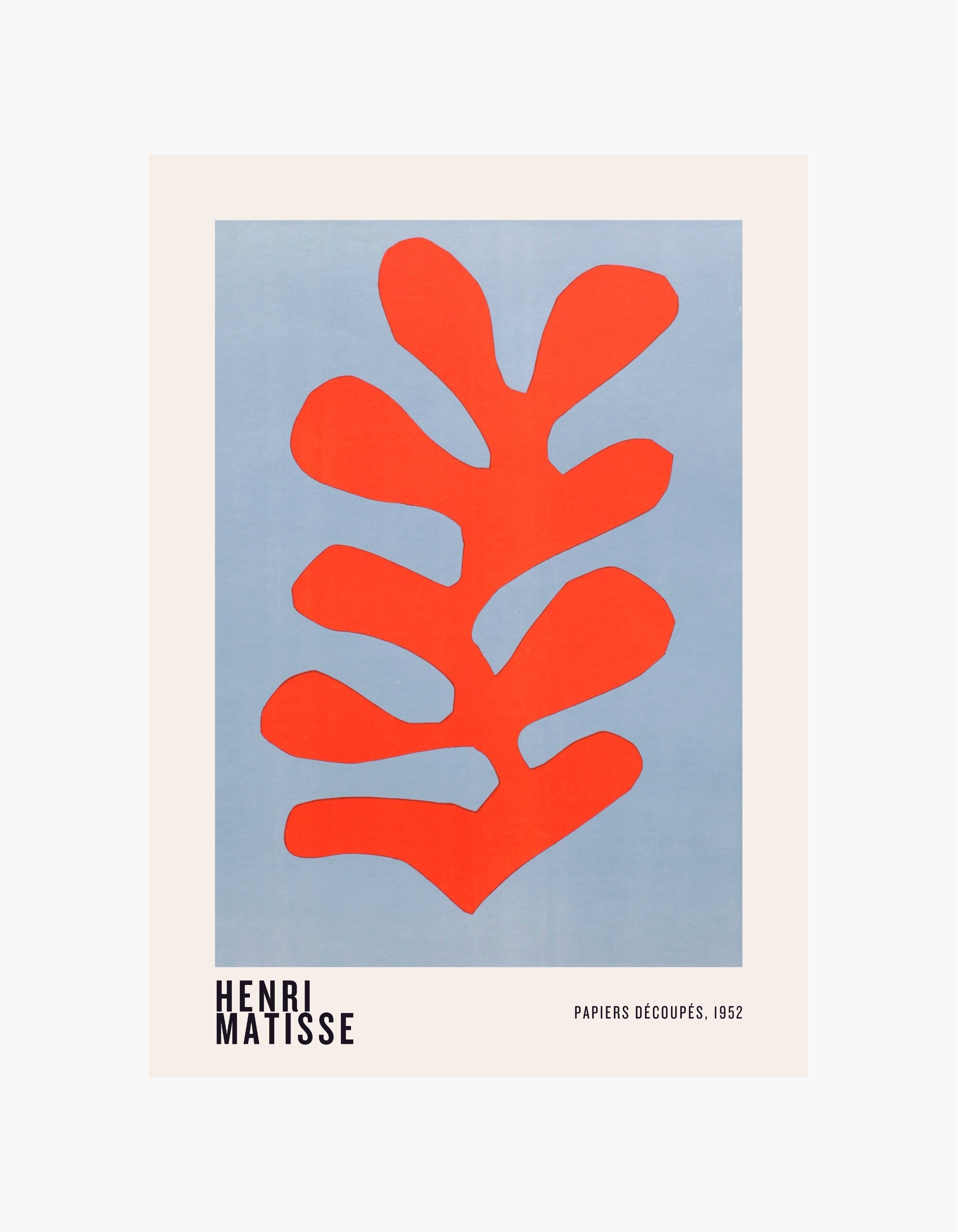 Henri Matisse udklippede papirer Plakat
