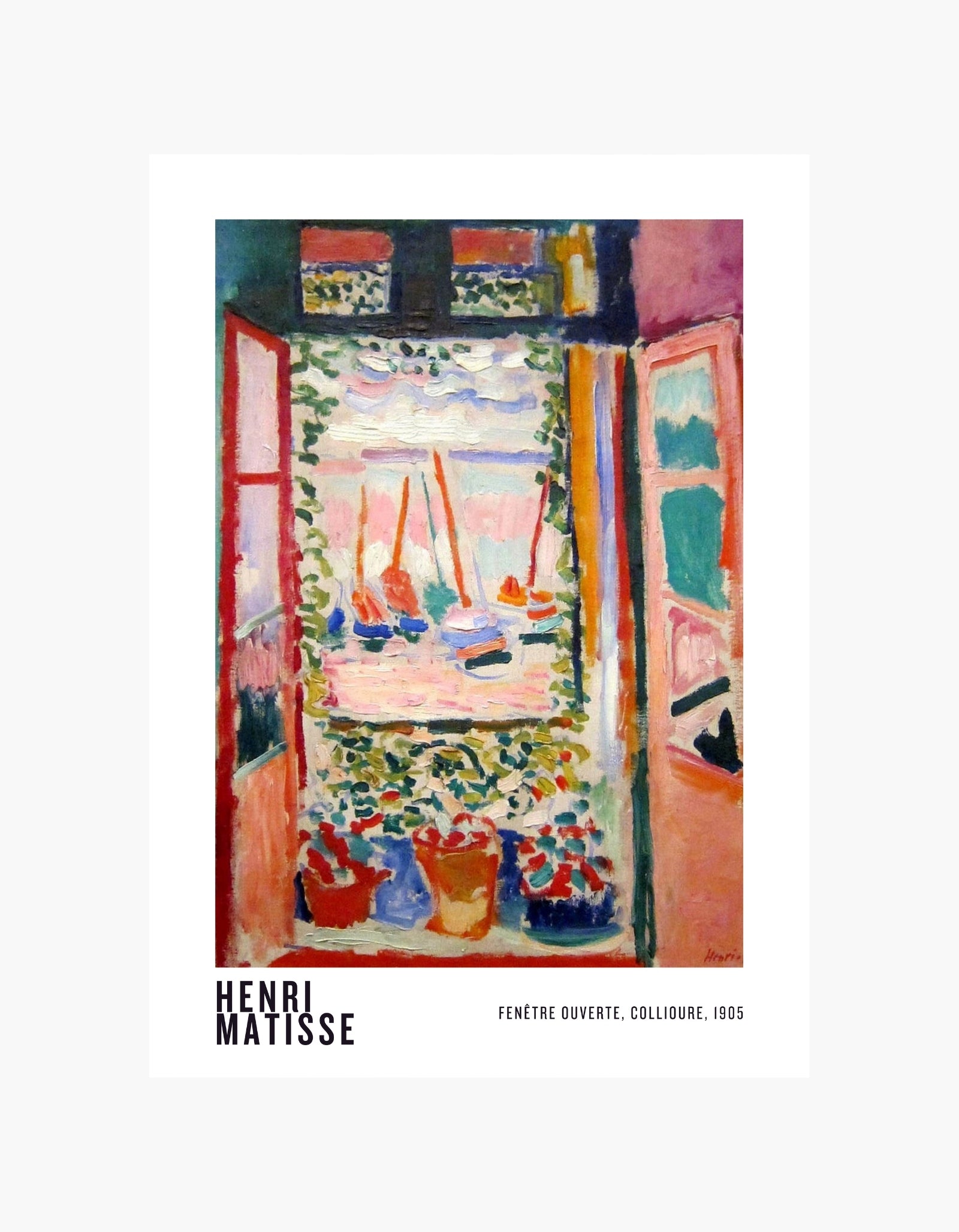 Matisse Plakat med åbent vindue