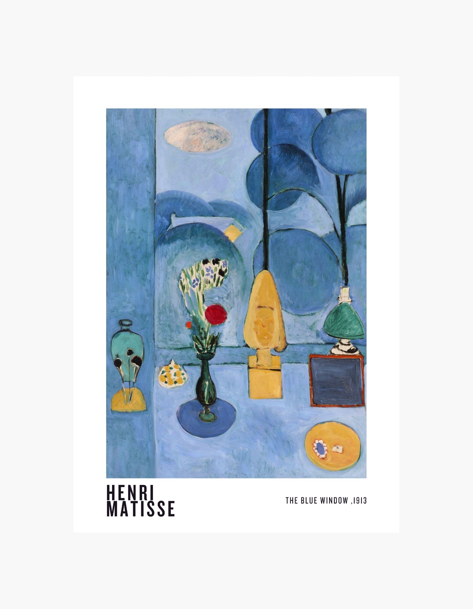 Matisse Det blå vindue plakat