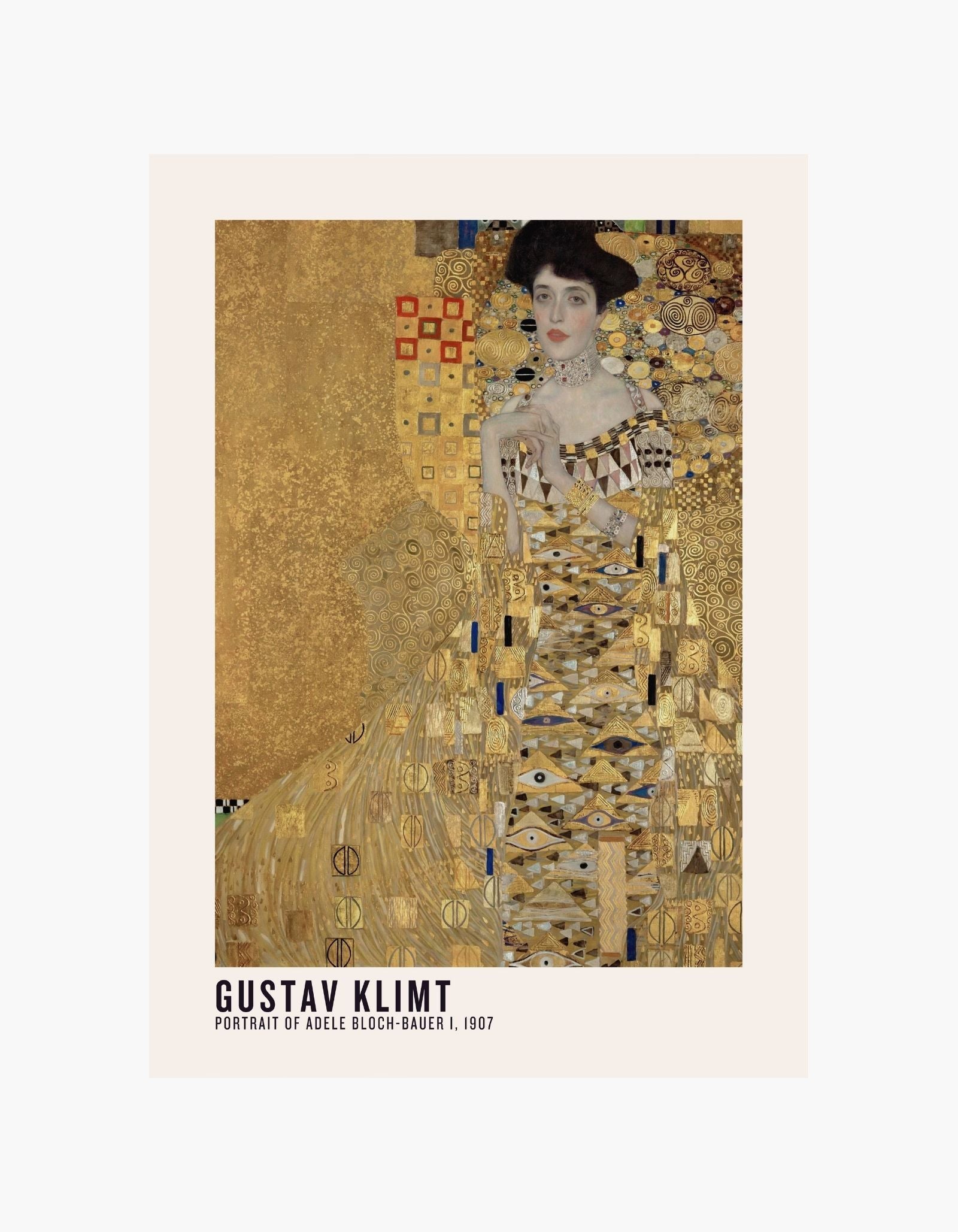 Gustav Klimt Portræt af Adele Bloch Bauer Plakat