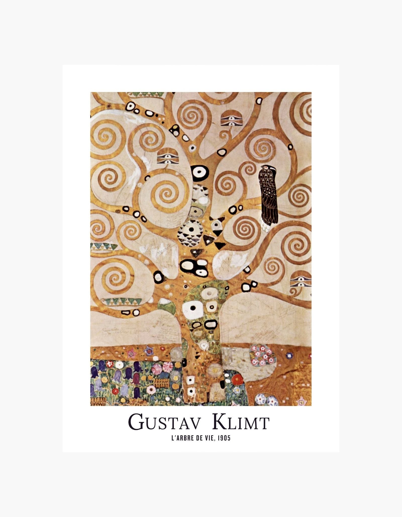 Gustav Klimt Livets træ-plakat